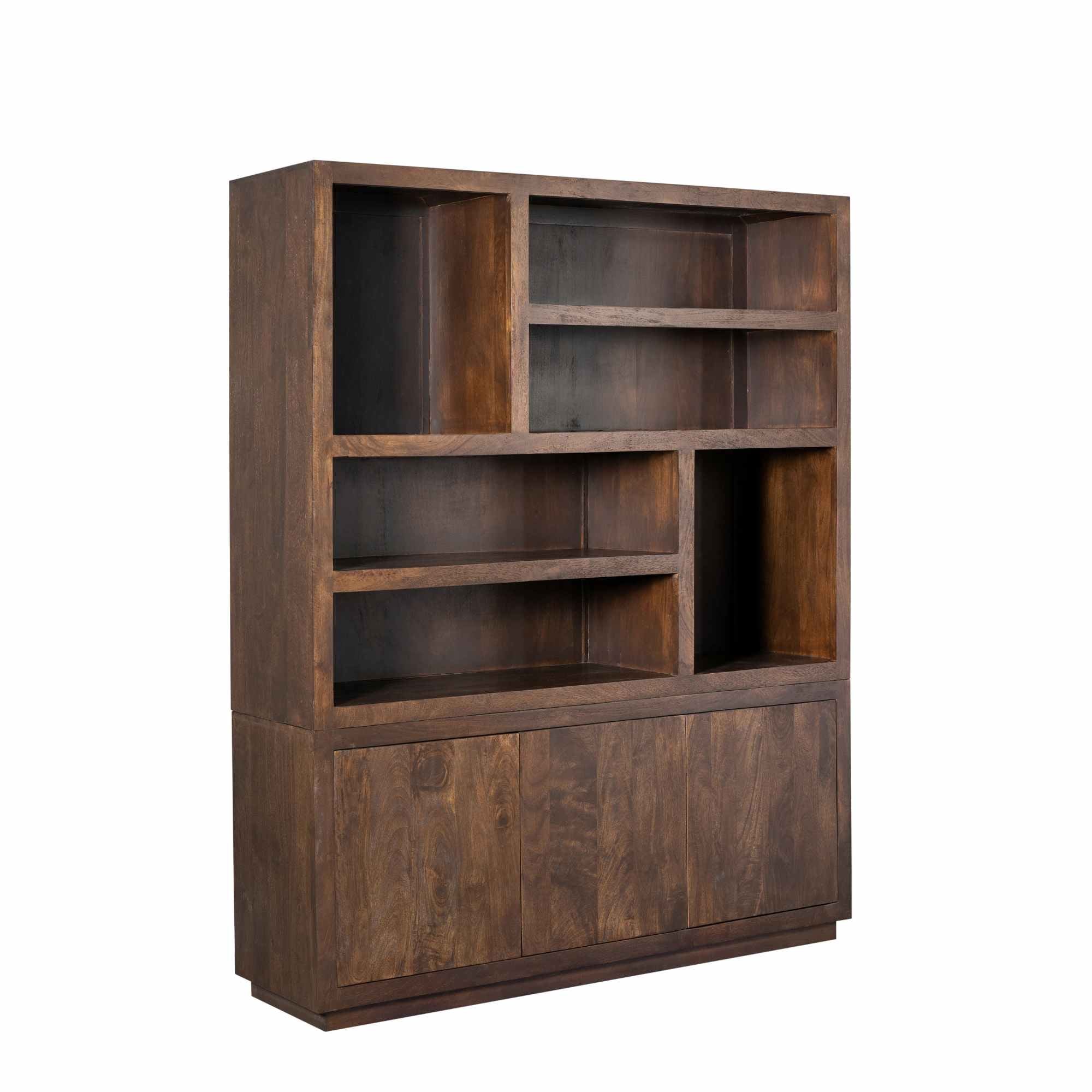 Armoire de rangement XL marron Bruxelles | 160 cm - STF