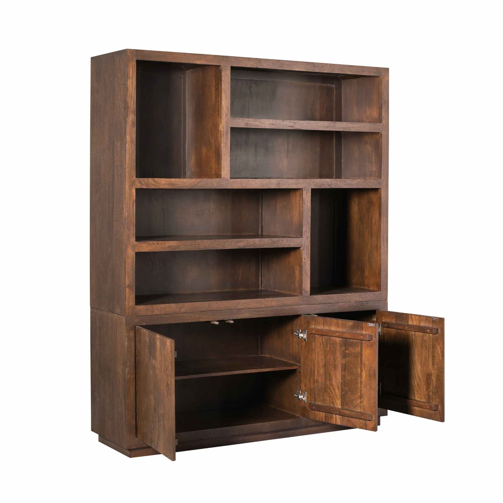 Armoire de rangement XL marron Bruxelles | 160 cm - STF