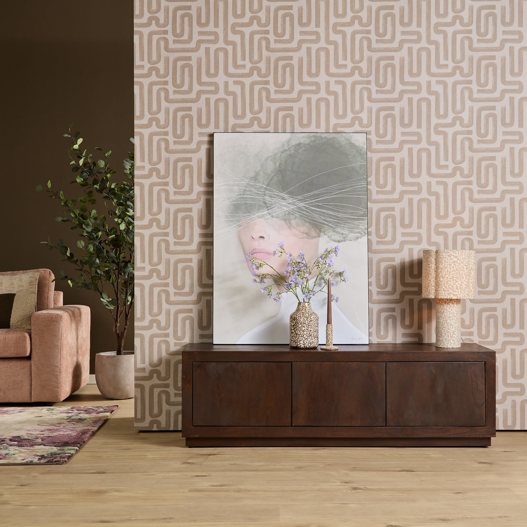 Tv-meubel Brussel Bruin | 150 cm - STF
