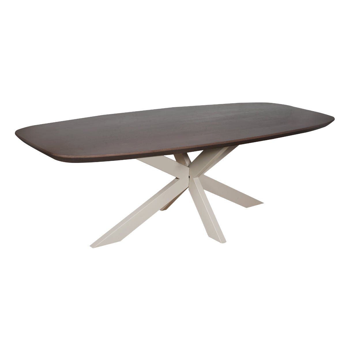 Eettafel Madison Walnoot | 280 cm | Deens Ovaal | Poot Zand - STF