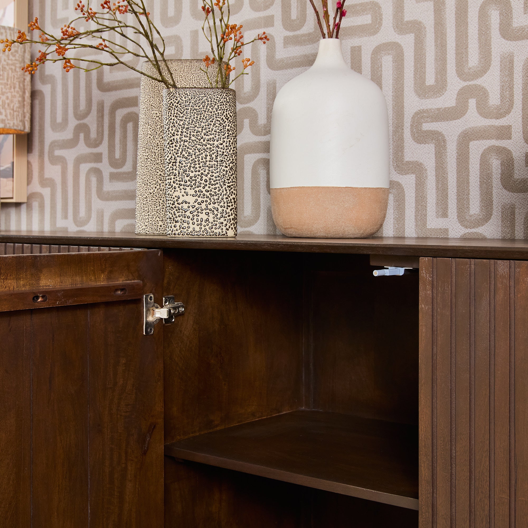Buffet Madison marron | 210 cm - STF