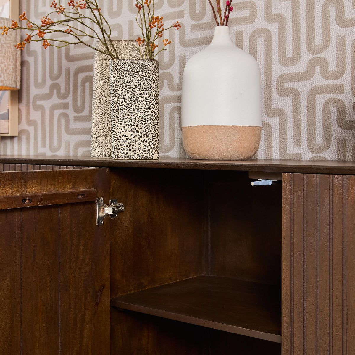 Buffet Madison marron | 210 cm - STF