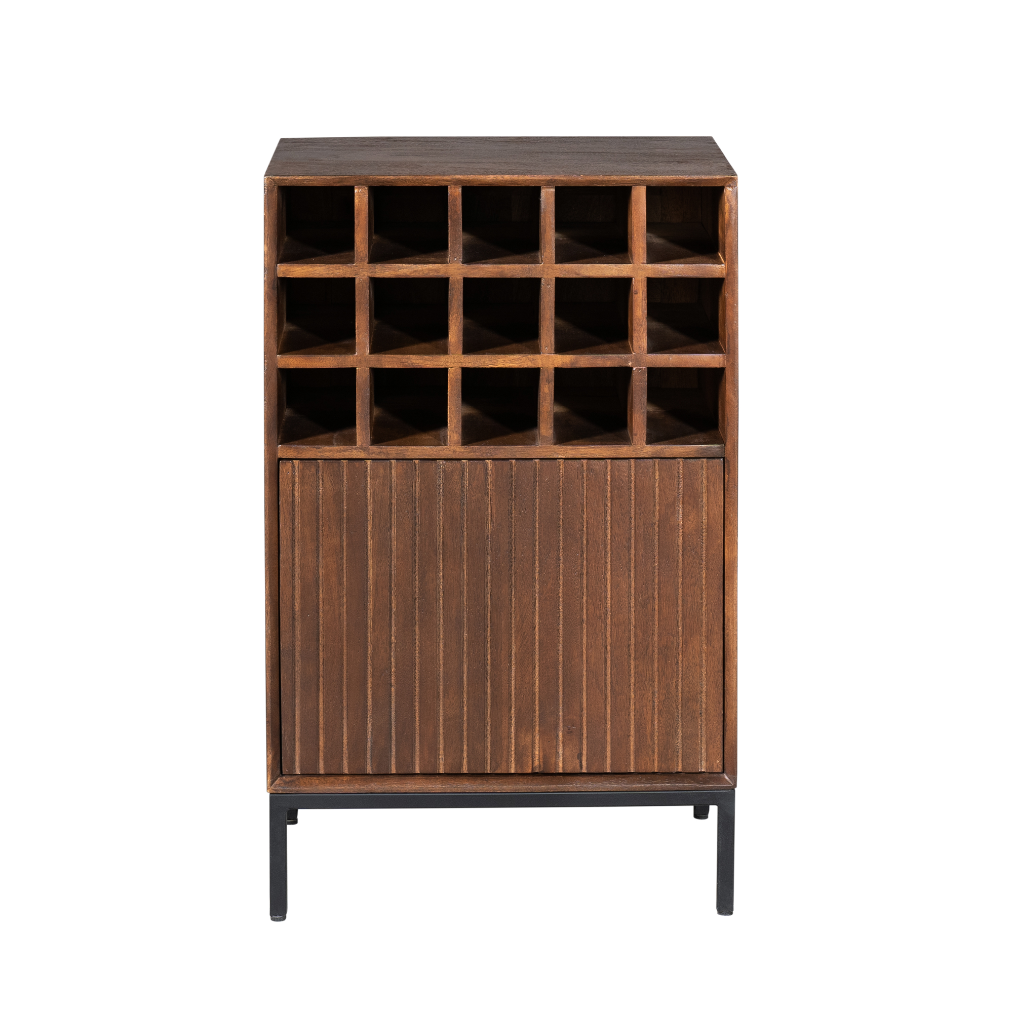 Cave à vin Madison, marron | 55 cm - STF