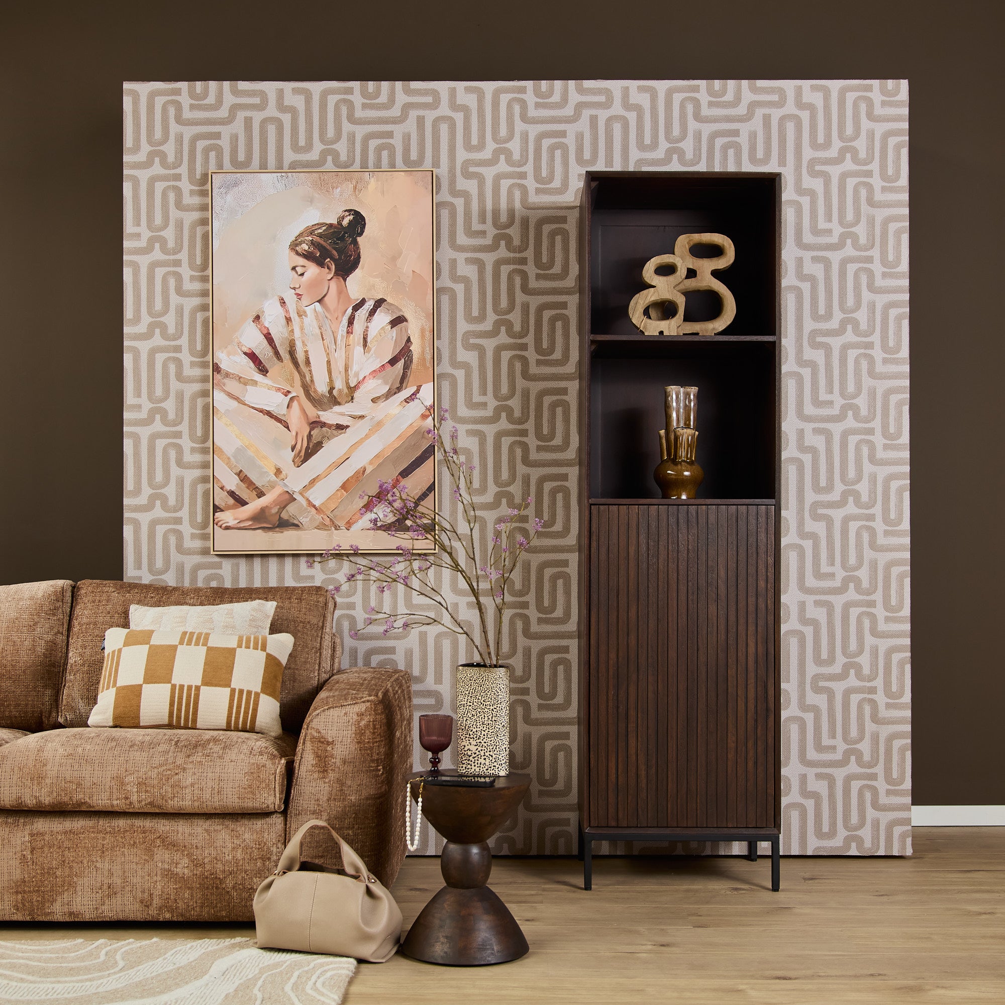 Armoire de rangement Madison Brun | 55 cm - STF