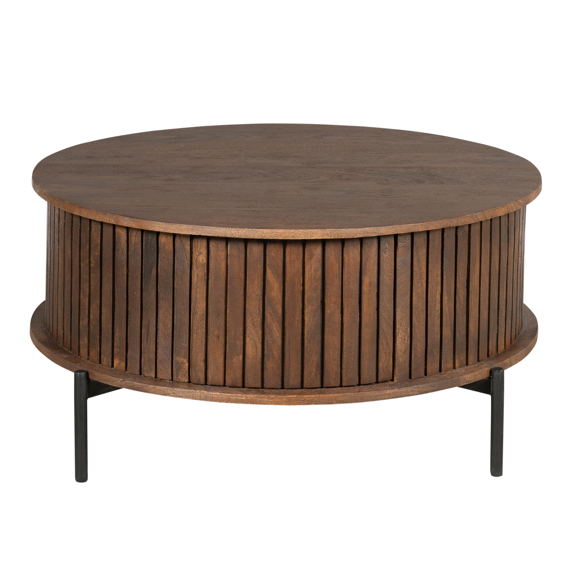 Salontafel Madison bruin | 80 cm | rond - STF
