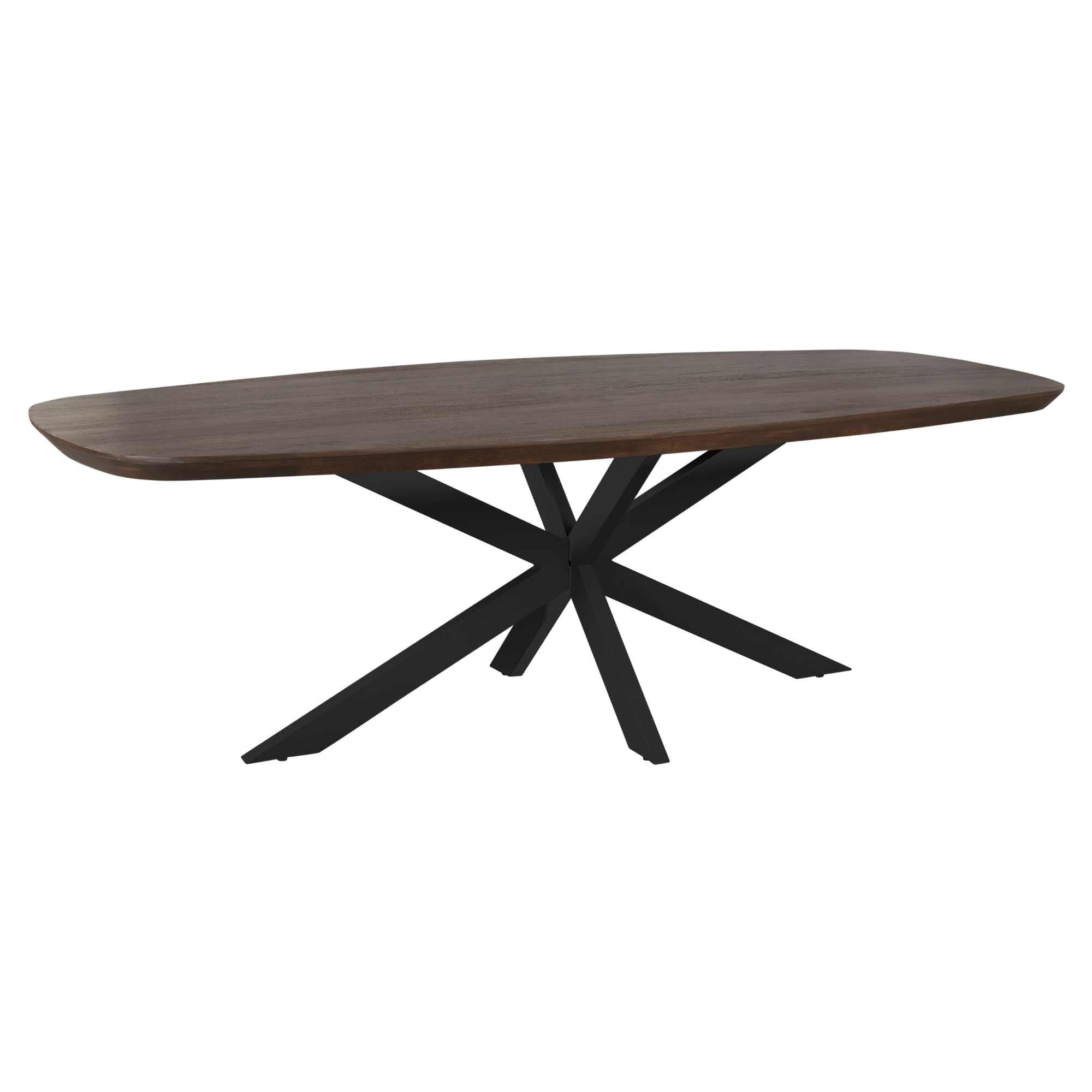 Eettafel Madison bruin | 240 cm | Deens ovaal - STF