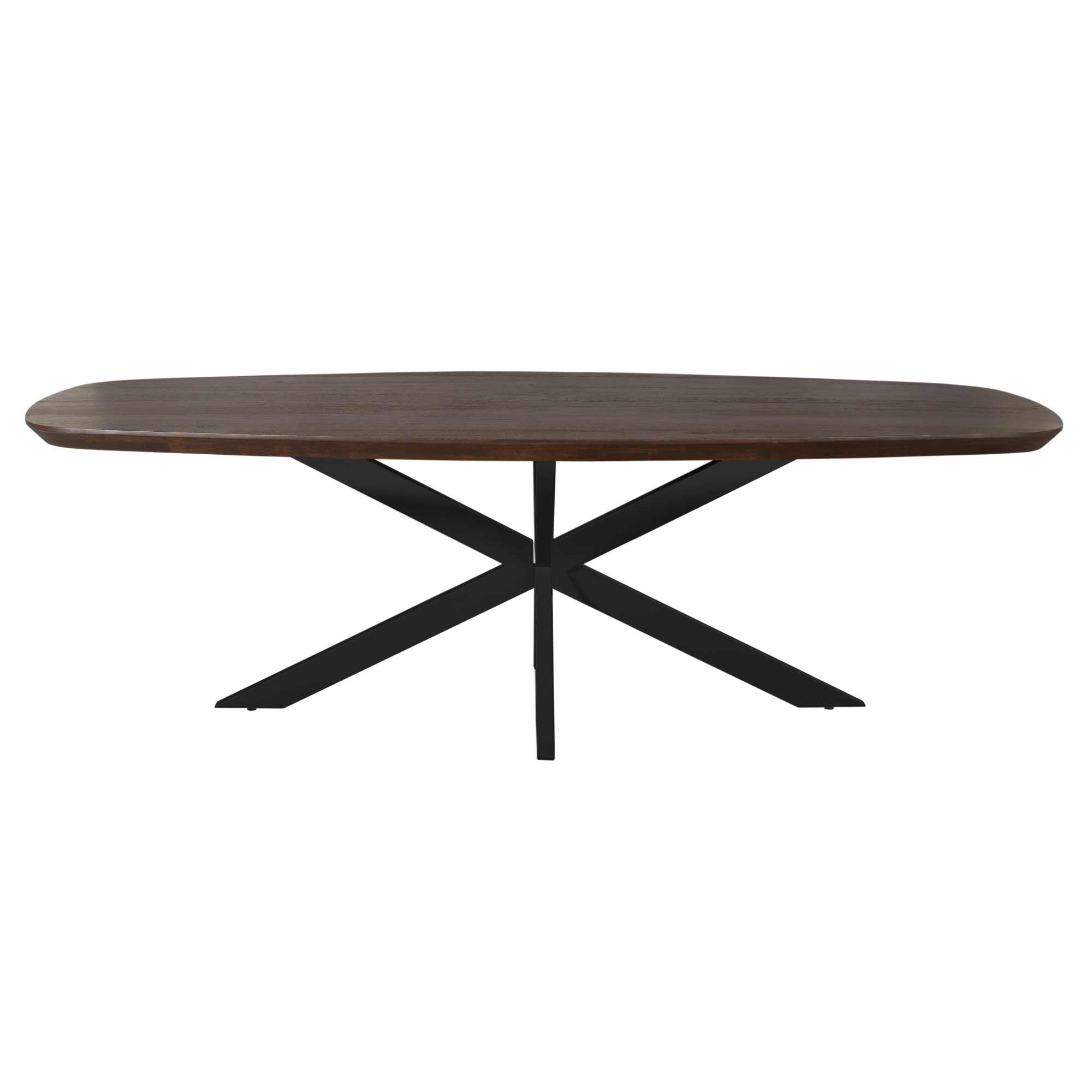 Eettafel Madison bruin | 240 cm | Deens ovaal - STF