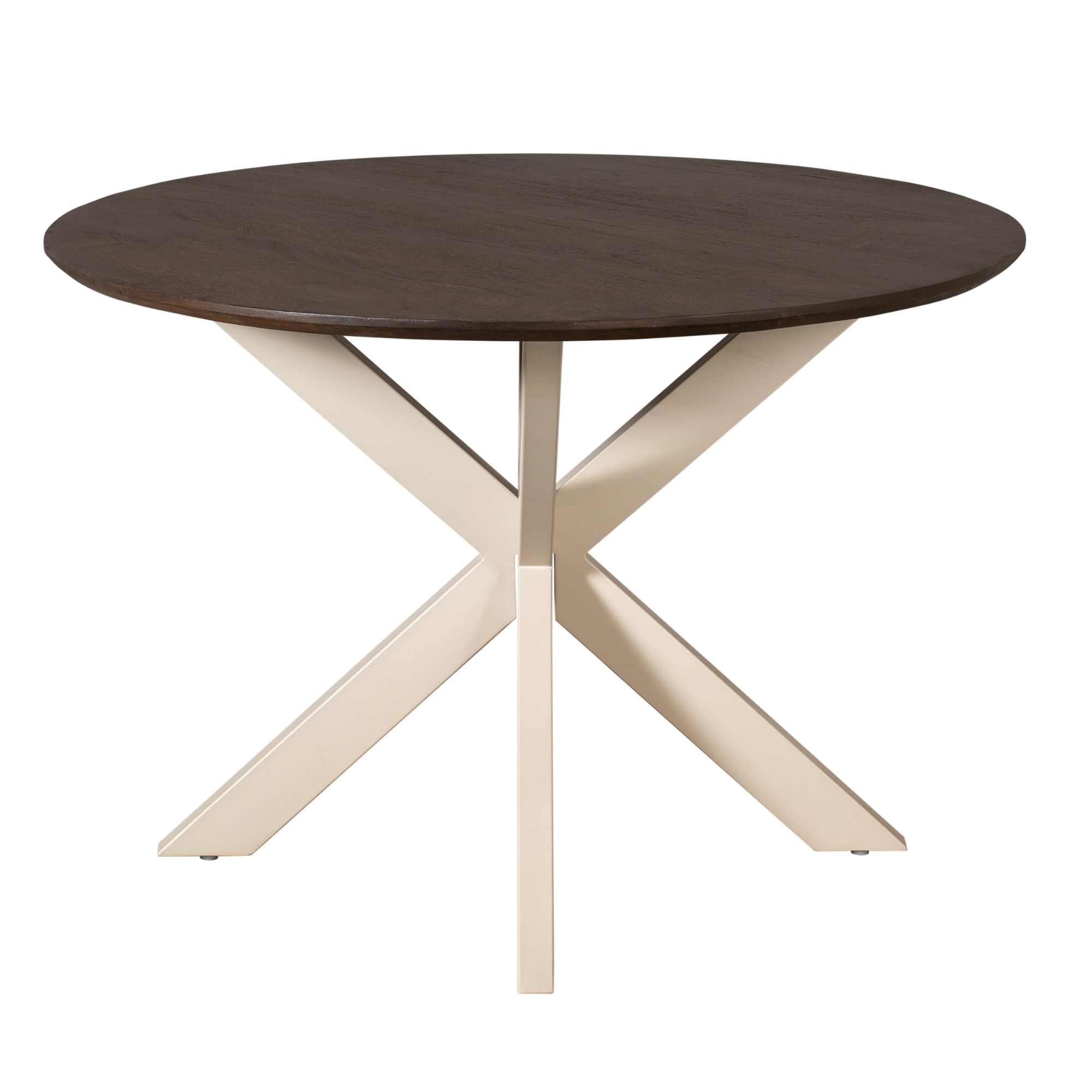 Eettafel Madison Bruin | 110 cm | Poot Zand - STF