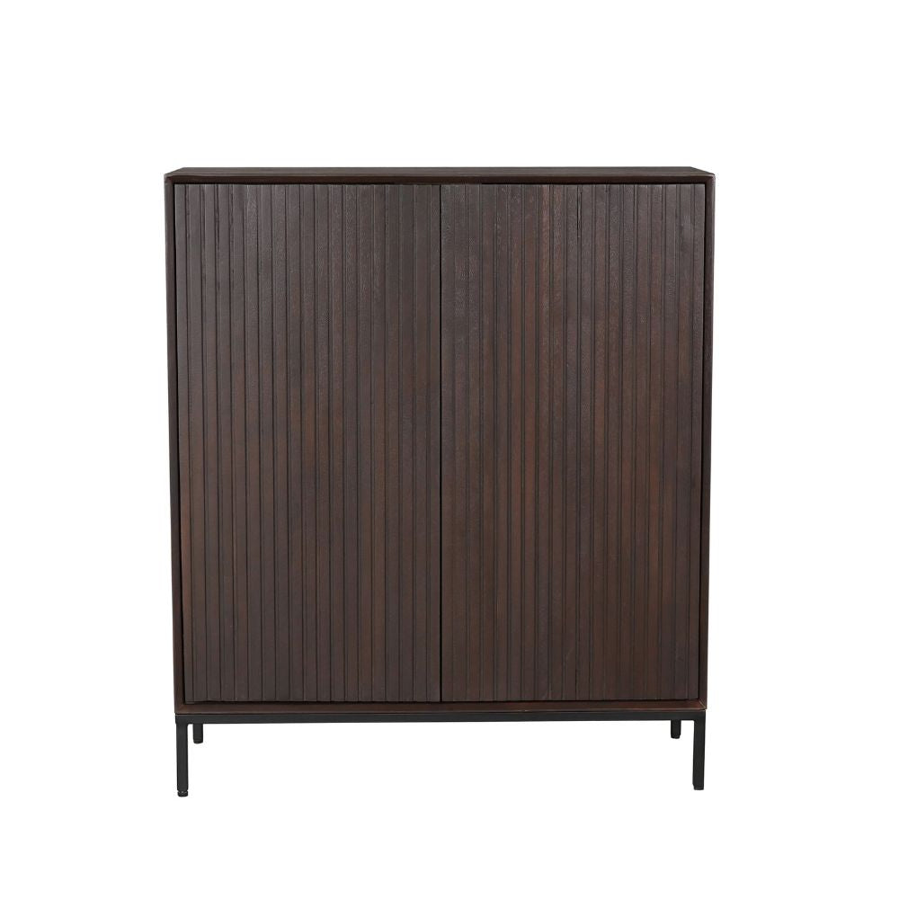 Bergkast Madison bruin mangohout - STF