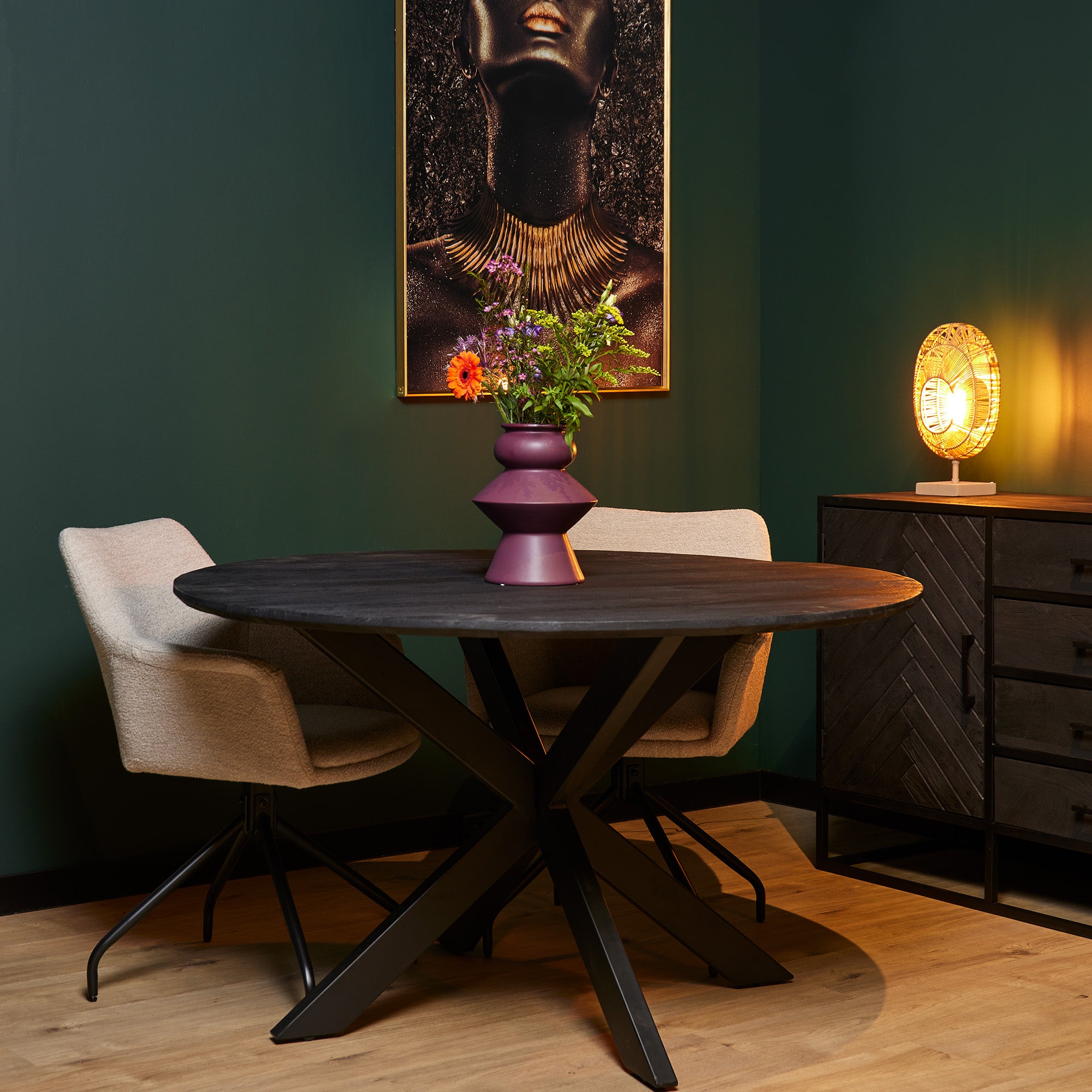 Eettafel New York | Rond | 150 cm - STF