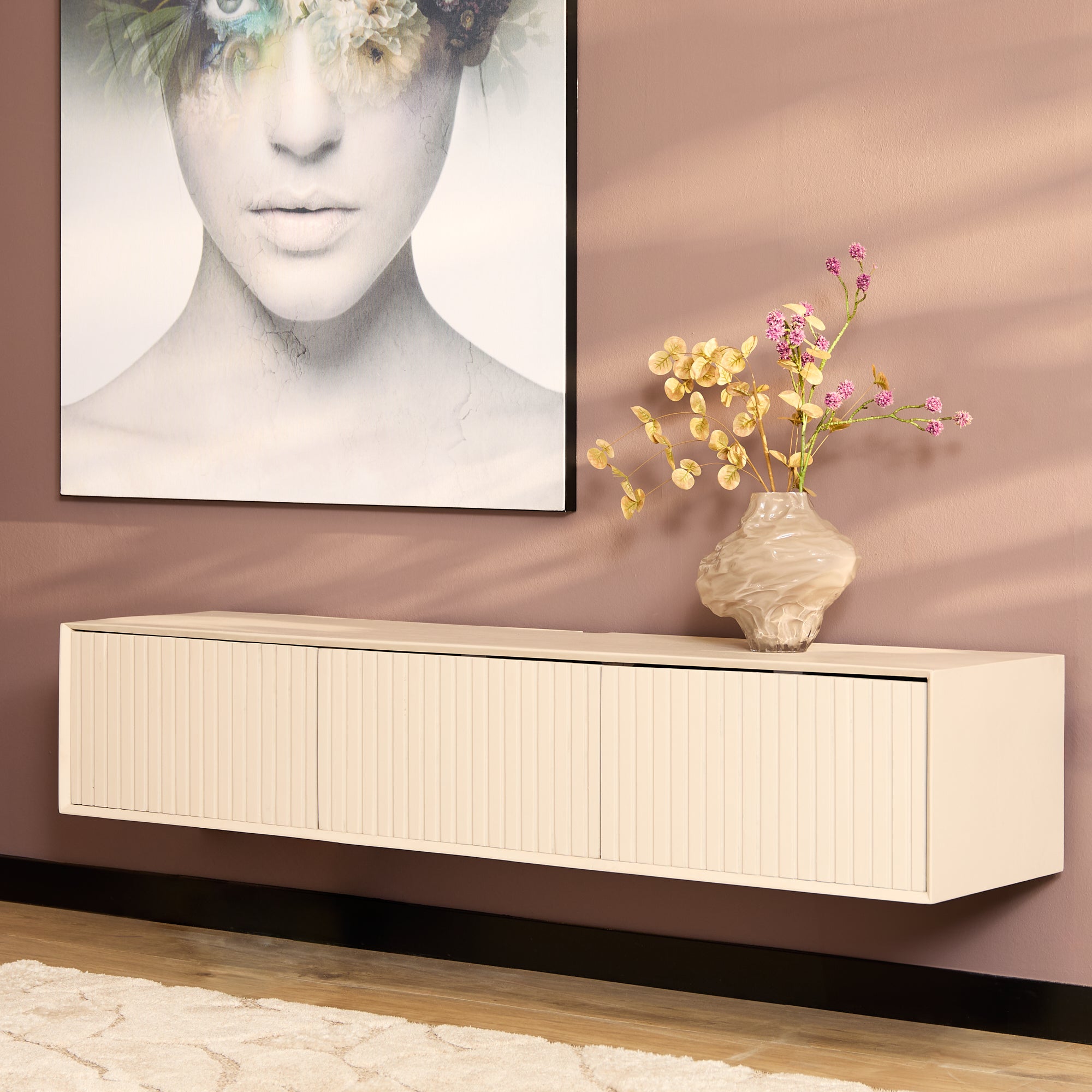 Zwevend tv-meubel Madison Sand | 160 cm - STF