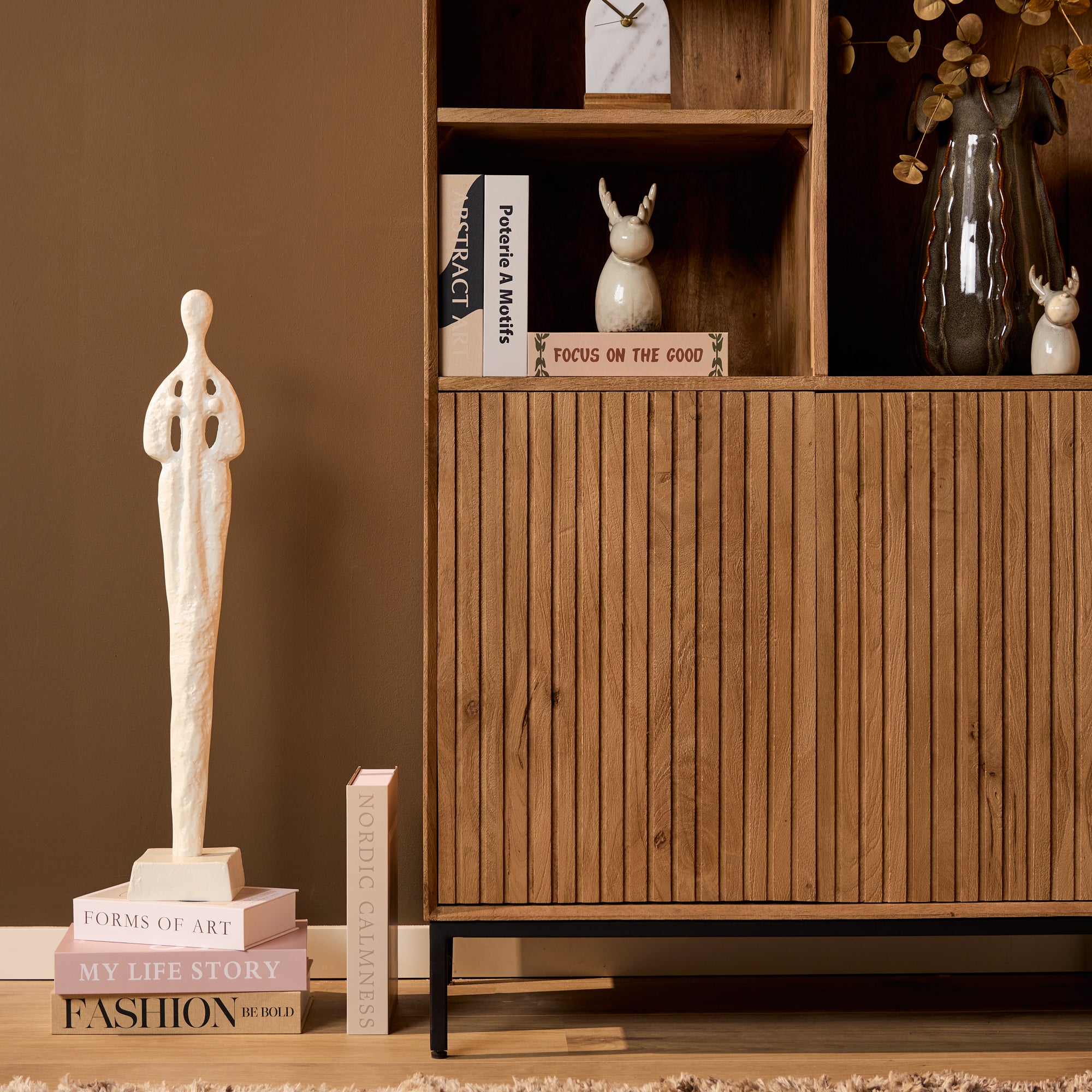 Vakkenkast Madison Naturel | 90 cm - STF