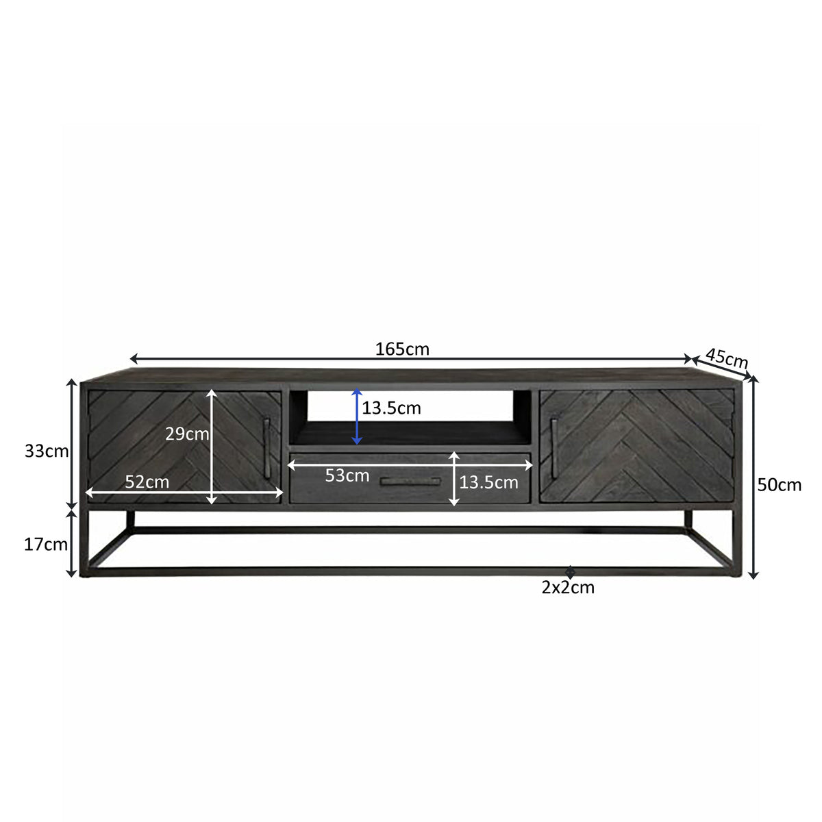 Tv-meubel New York | 165 cm - STF