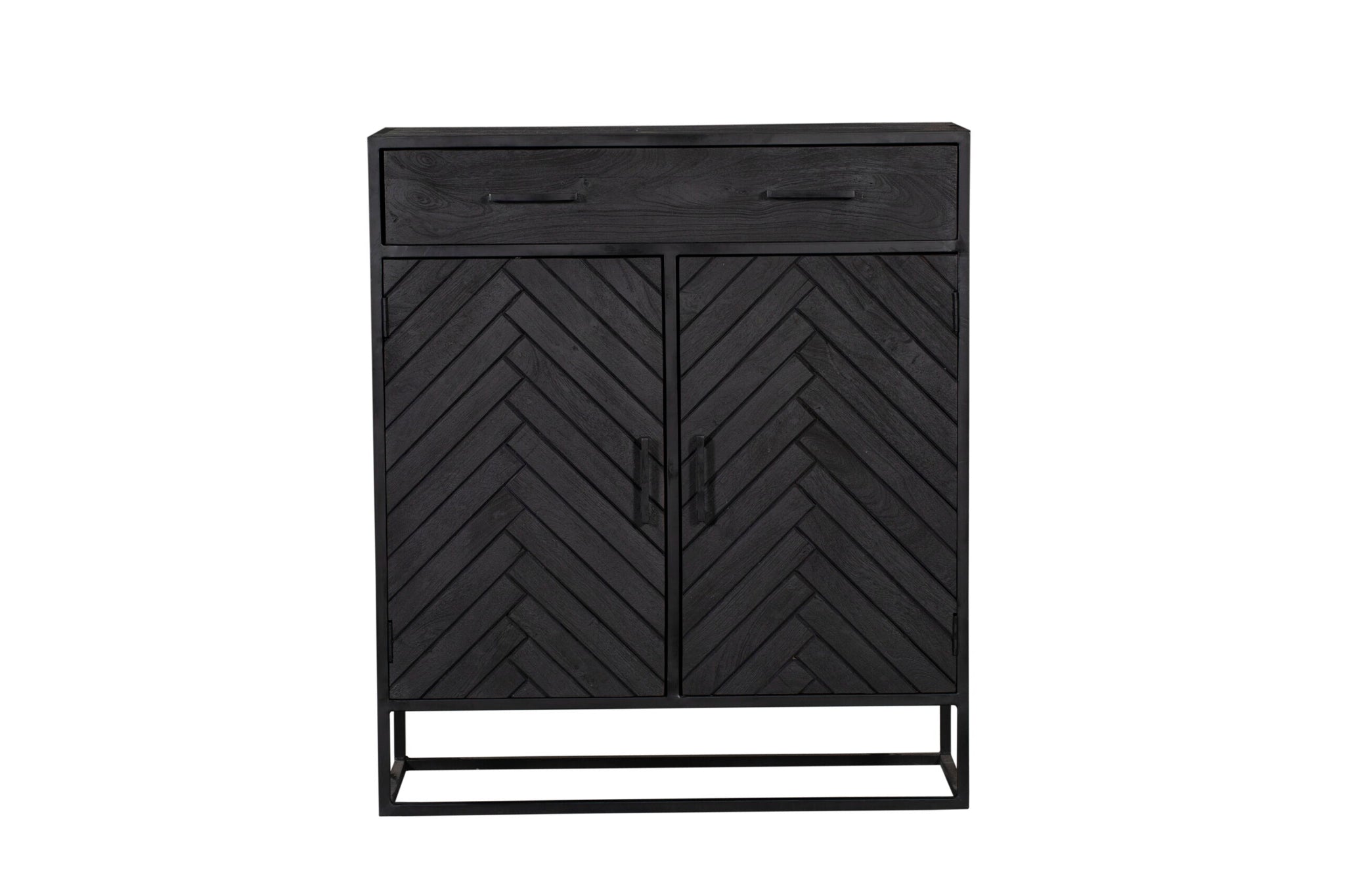 Bergkast New York | Mangohout en staal | 100 cm - STF