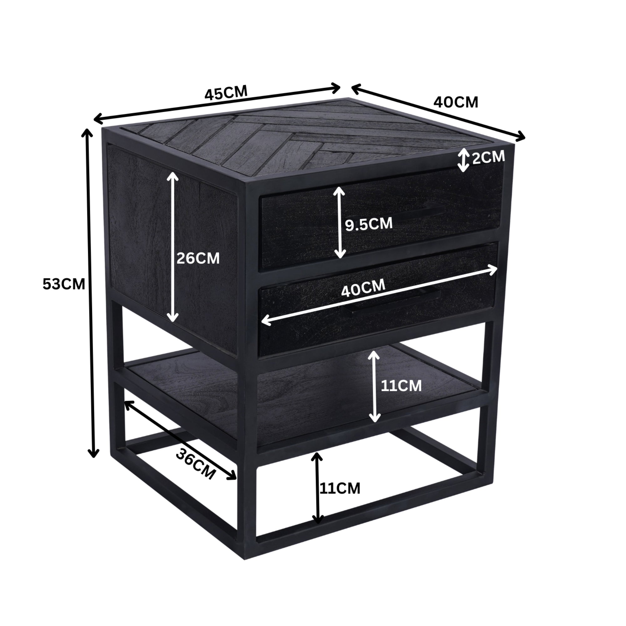 Nachttafel New York  - STF