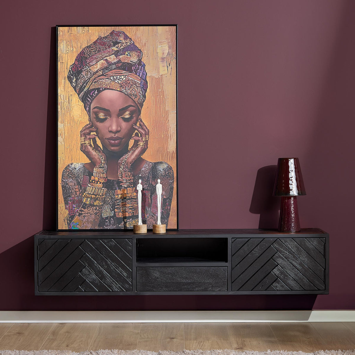 Meuble TV suspendu New York | 160 cm - STF