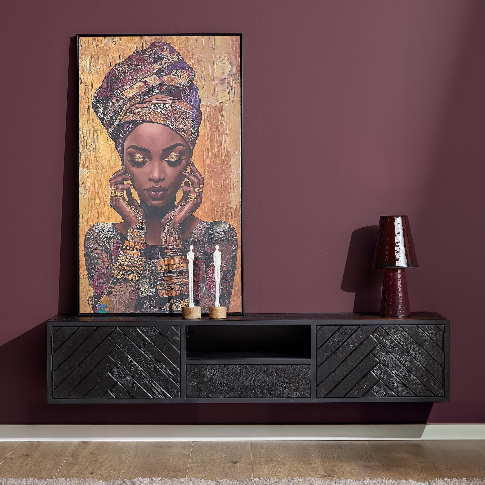 Meuble TV suspendu New York | 160 cm - STF