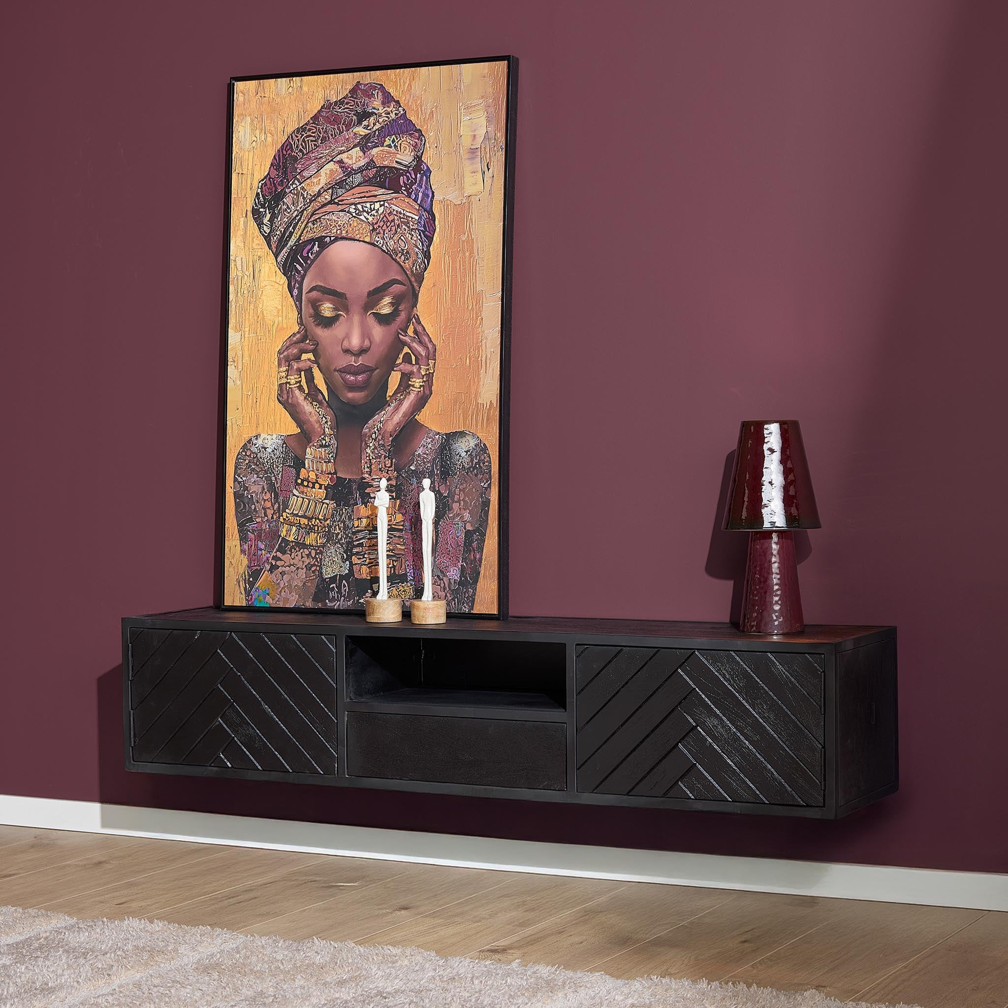 Meuble TV suspendu New York | 160 cm - STF