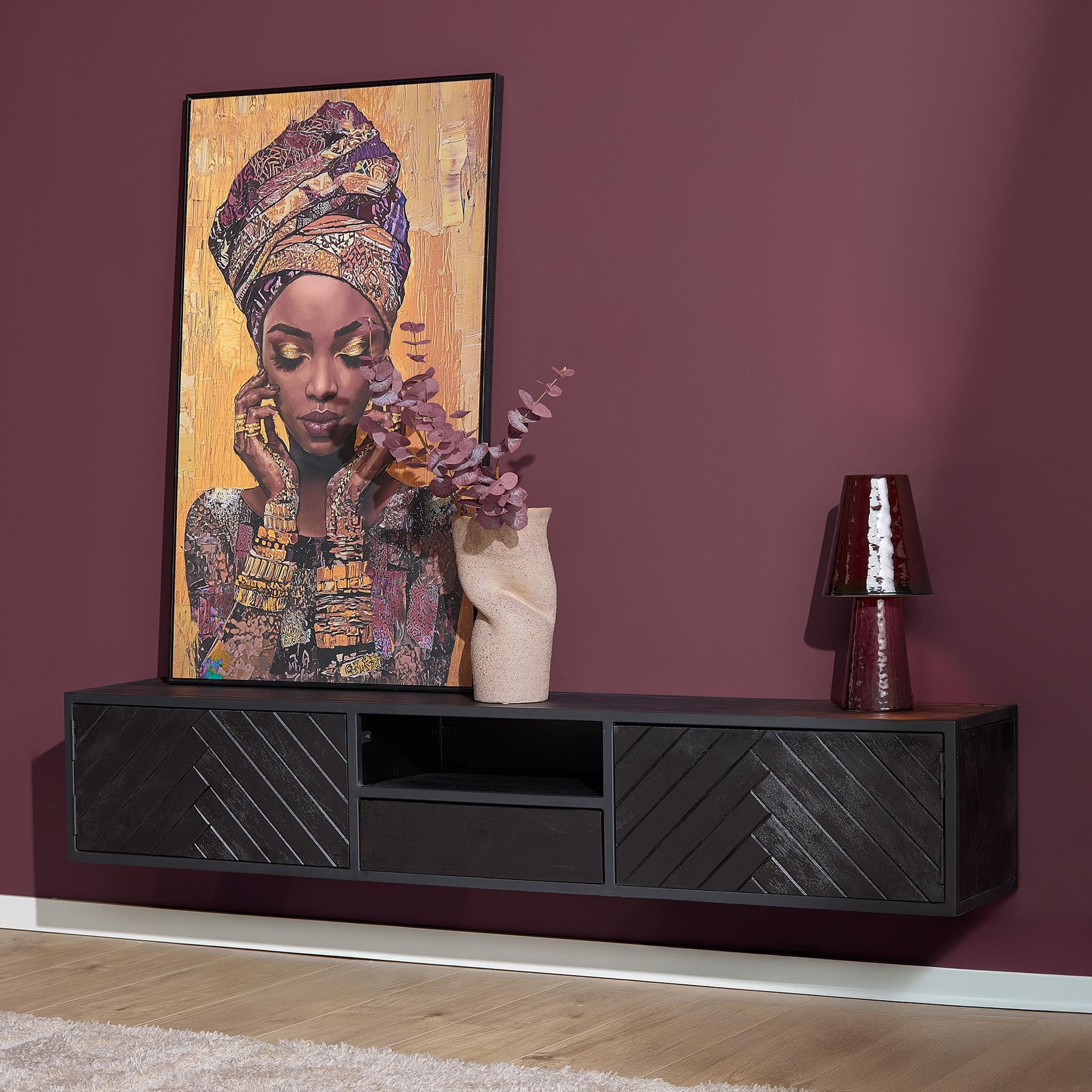 Zwevend tv-meubel New York | 180 cm - STF