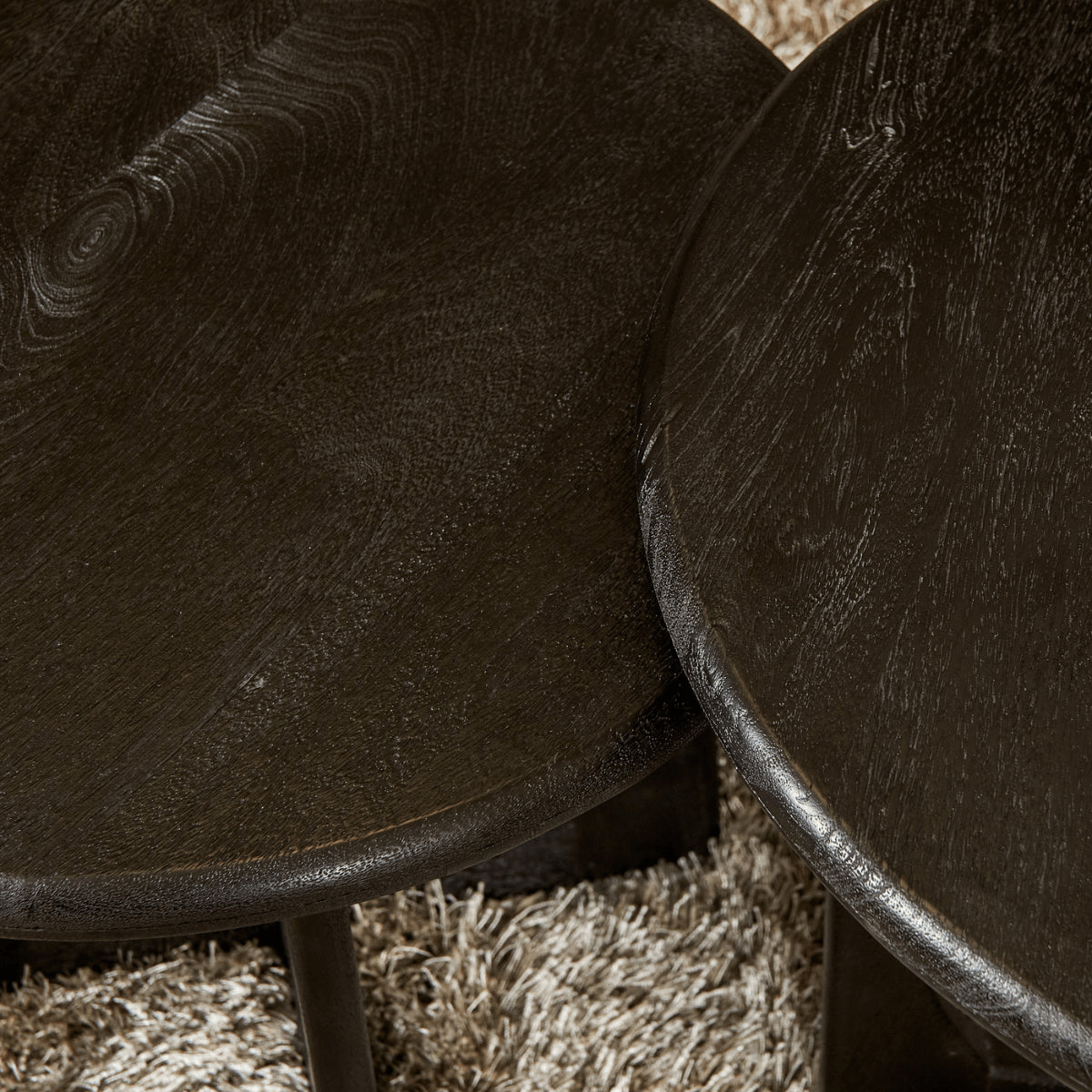 Salontafel Milou | Zwart | 70 cm - STF