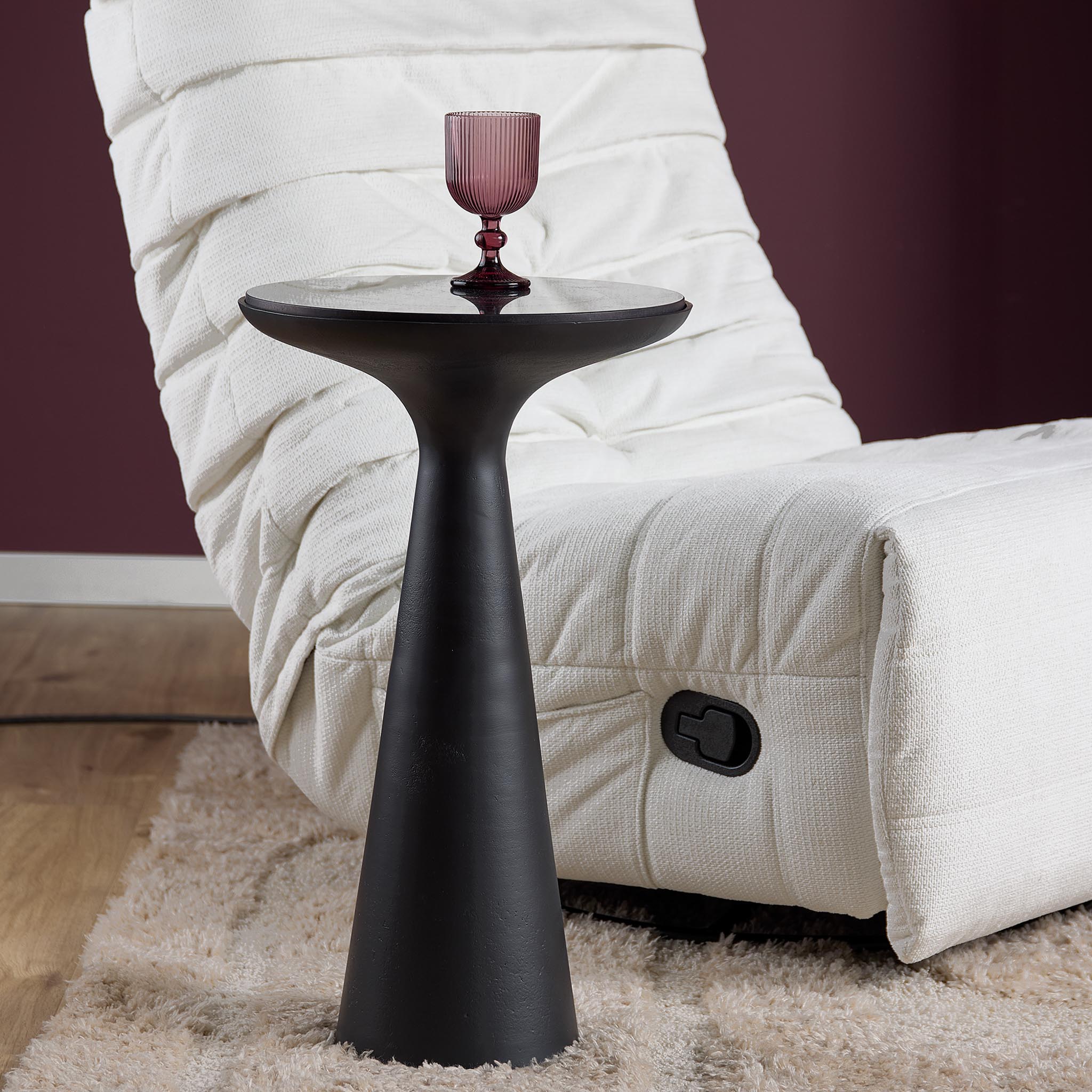Table d'appoint Essy | Noire | 38 cm - STF