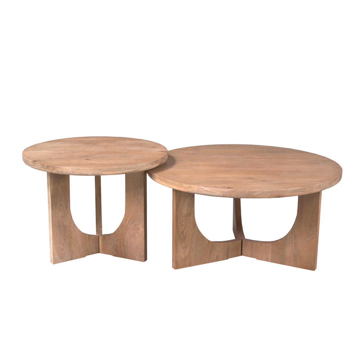 Salontafel Guus Naturel Mangohout 80 cm - STF