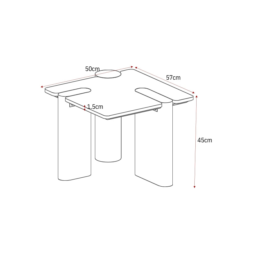 Bijzettafel Maeve | 57 cm - STF