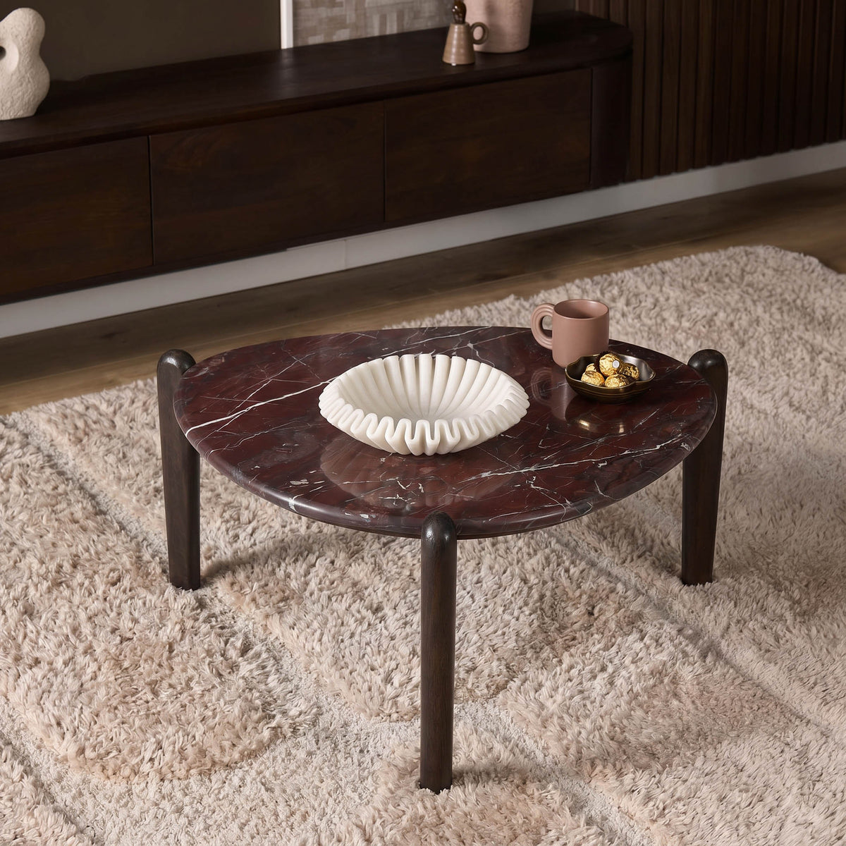 Salontafel Alva Marmer 85 cm - STF