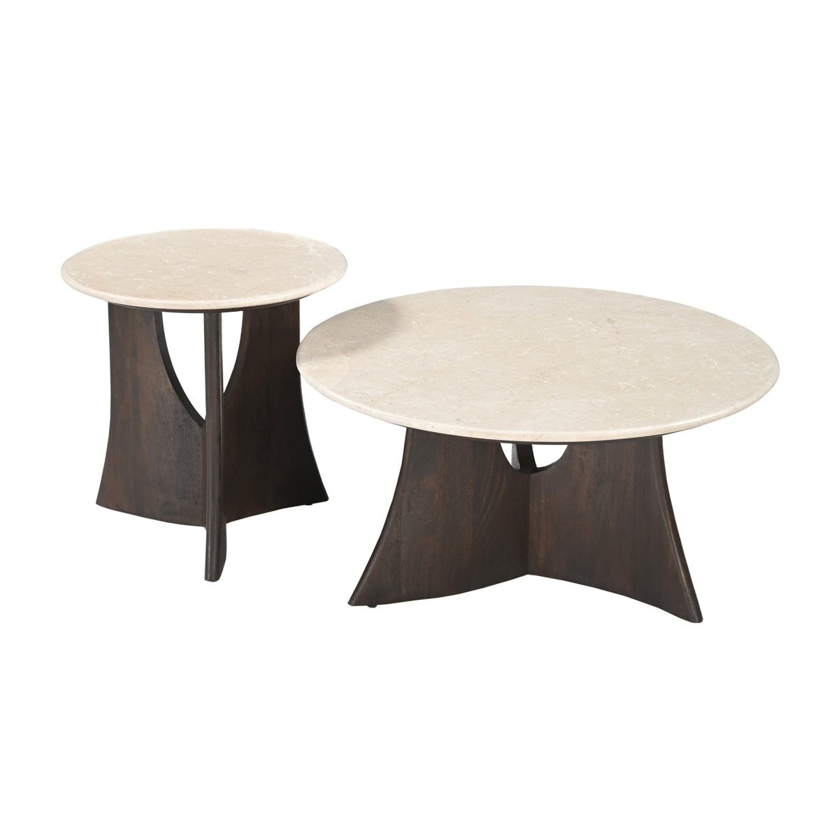 Bijzettafel Milo Botticino Marmer 50 cm - STF