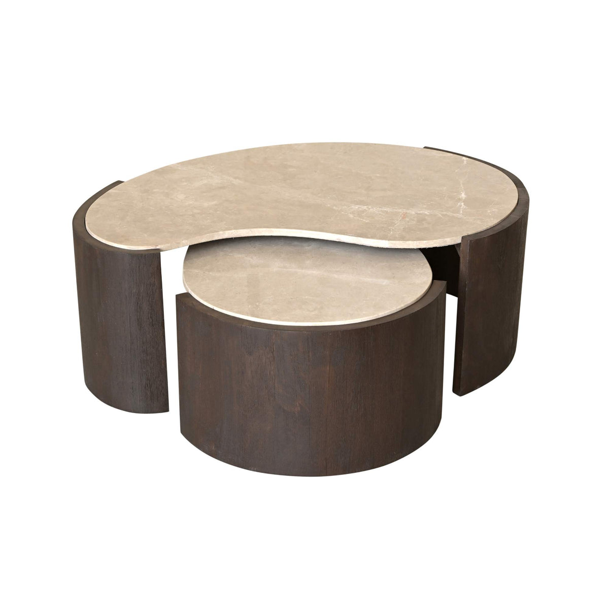 Bijzettafel Lume marmer 71 cm - STF