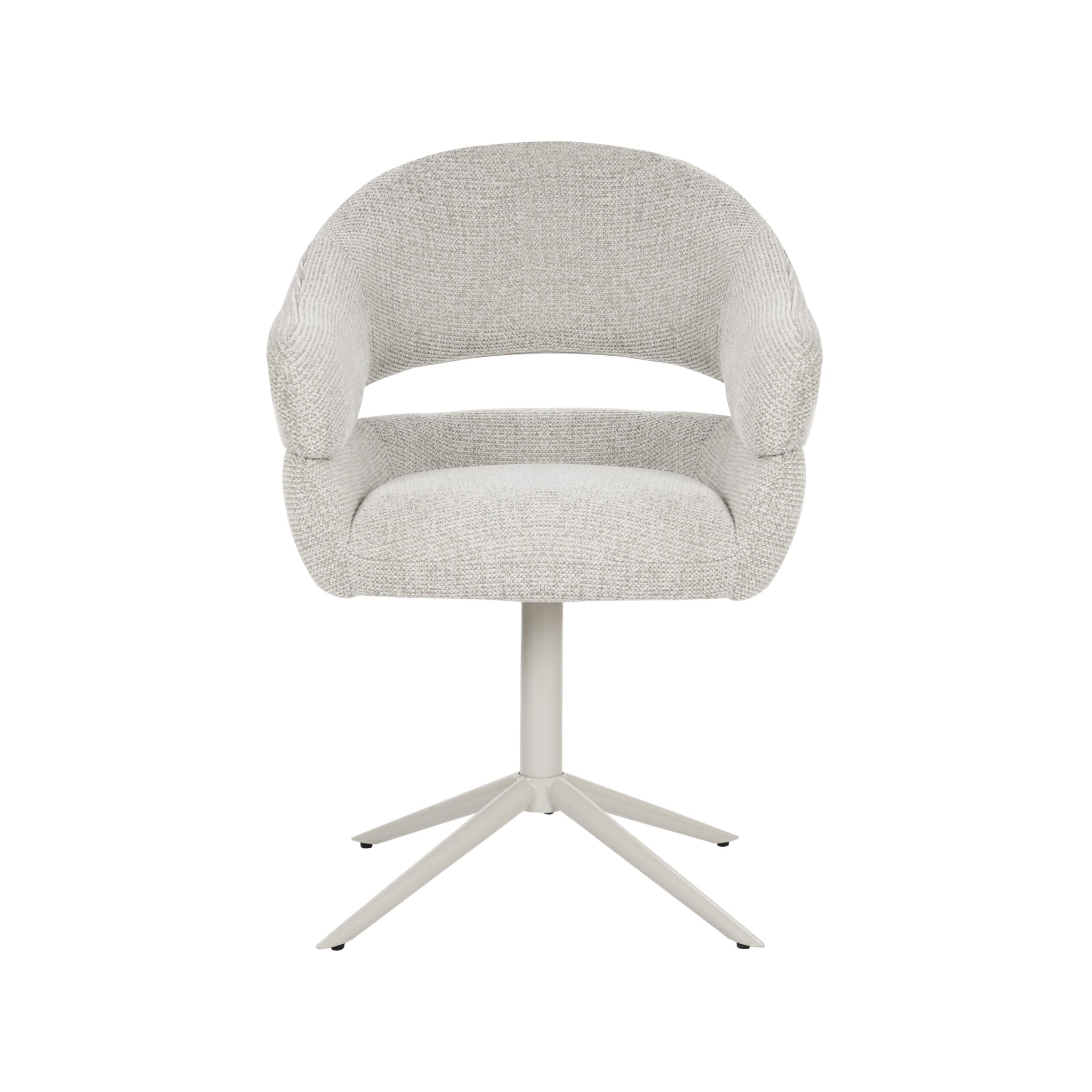 Draaibare eetkamerstoel Lily Beige - STF