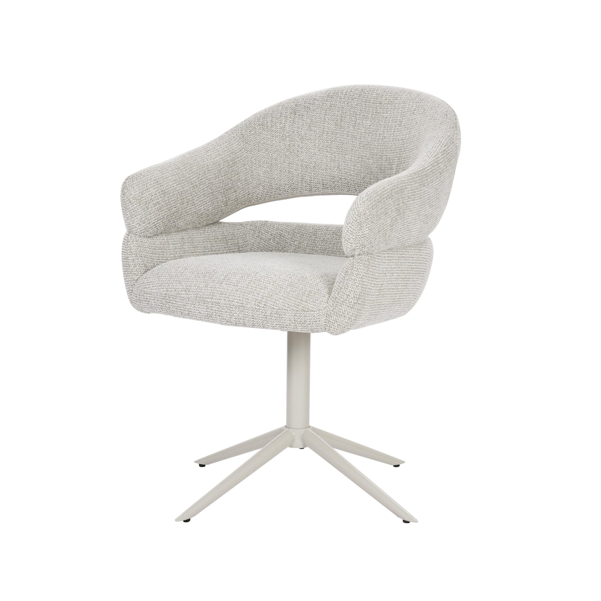 Draaibare eetkamerstoel Lily Beige - STF