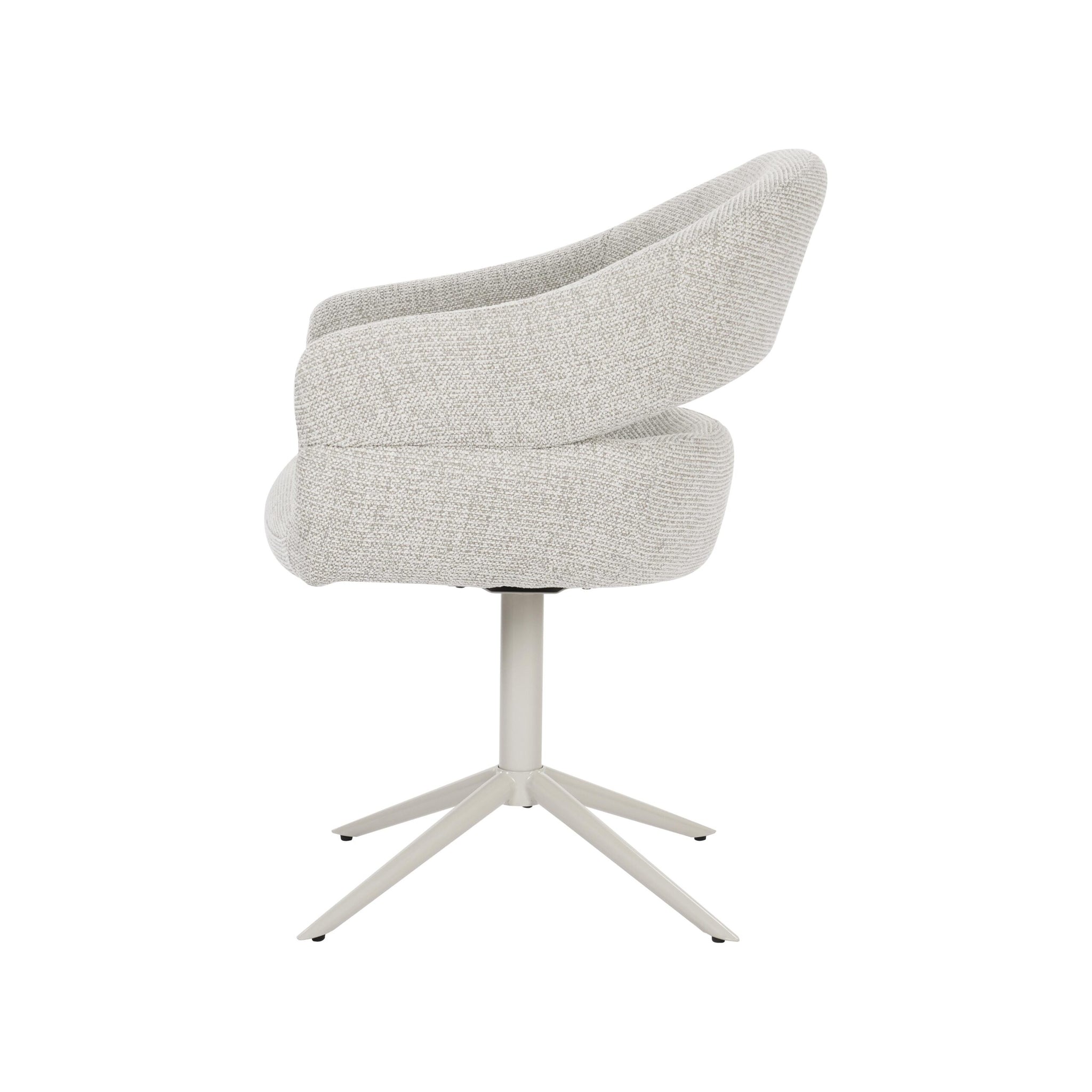 Draaibare eetkamerstoel Lily Beige - STF