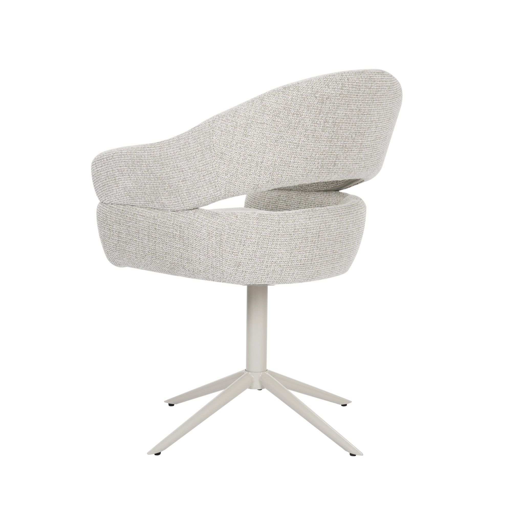 Draaibare eetkamerstoel Lily Beige - STF
