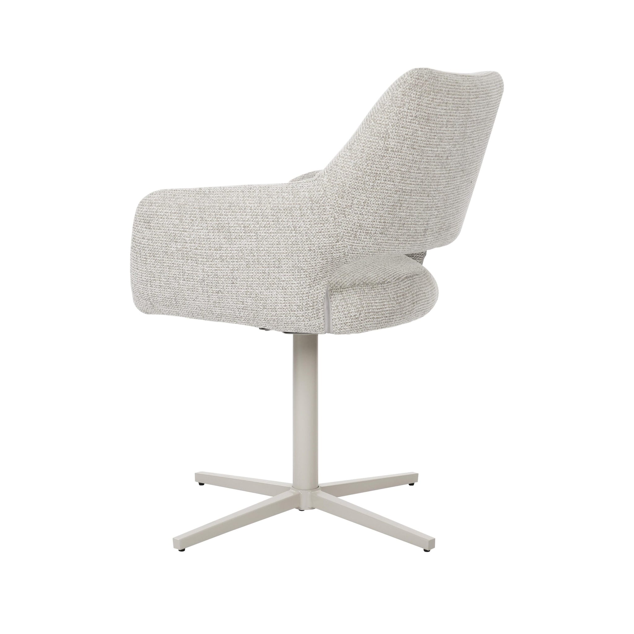 Draaibare eetkamerstoel Lux Beige - STF