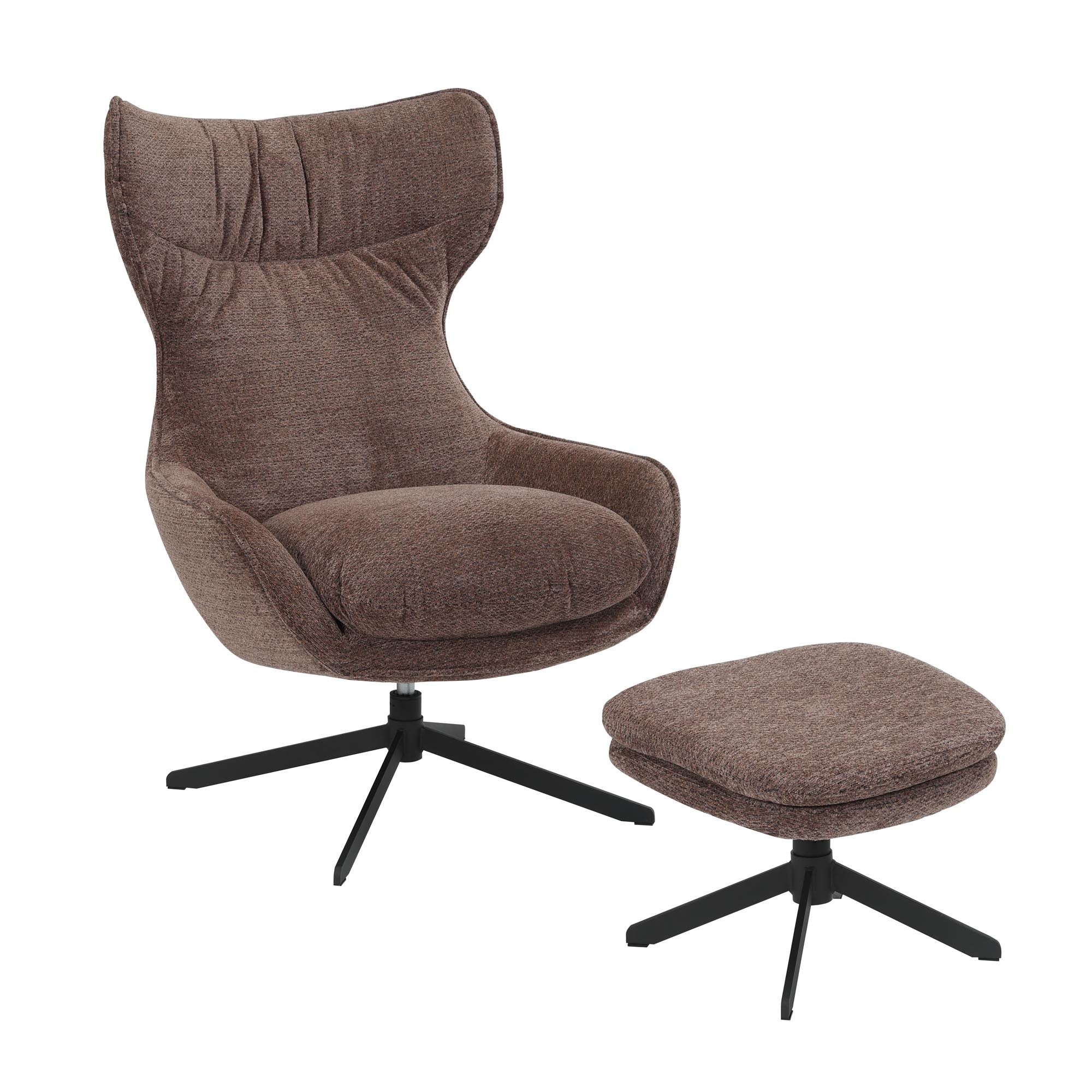 Fauteuil Olivia | donker taupe - STF