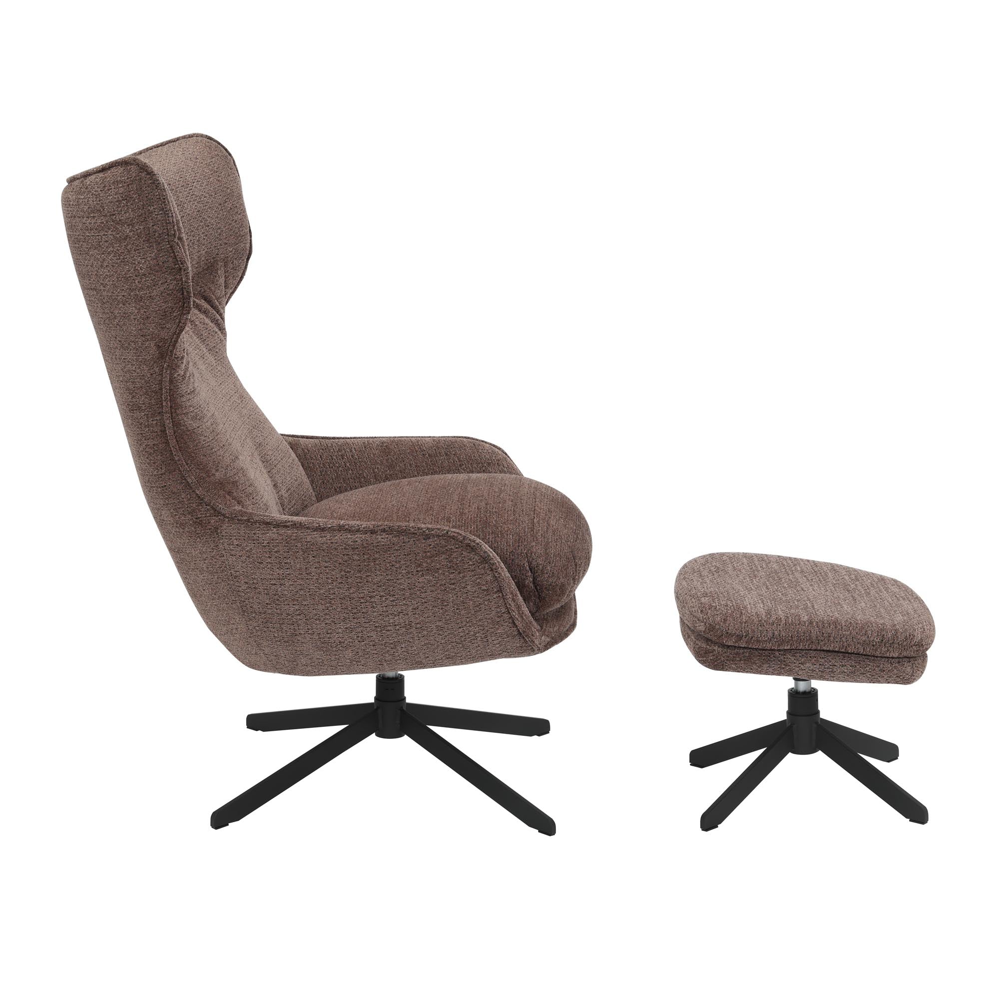 Fauteuil Olivia | donker taupe - STF