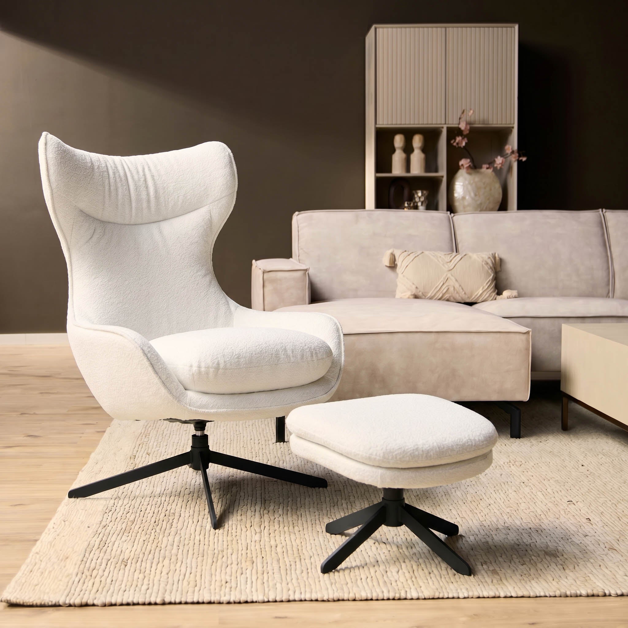 Fauteuil Olivia | gebroken wit - STF