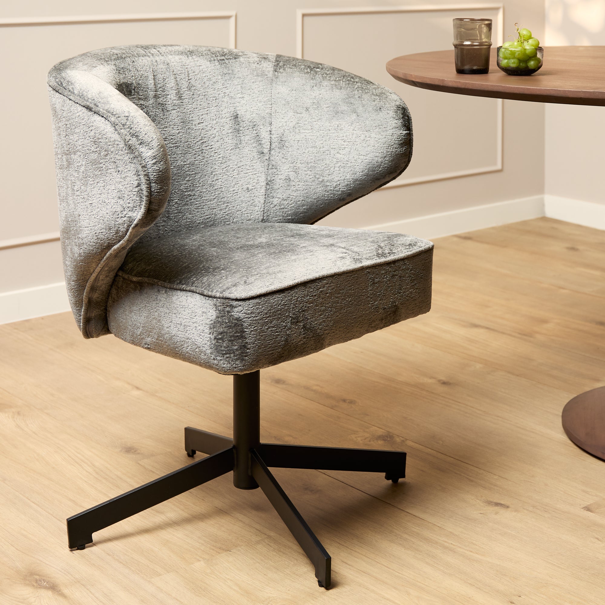 Armstoel Persie | Grijs - set van 2 - STF