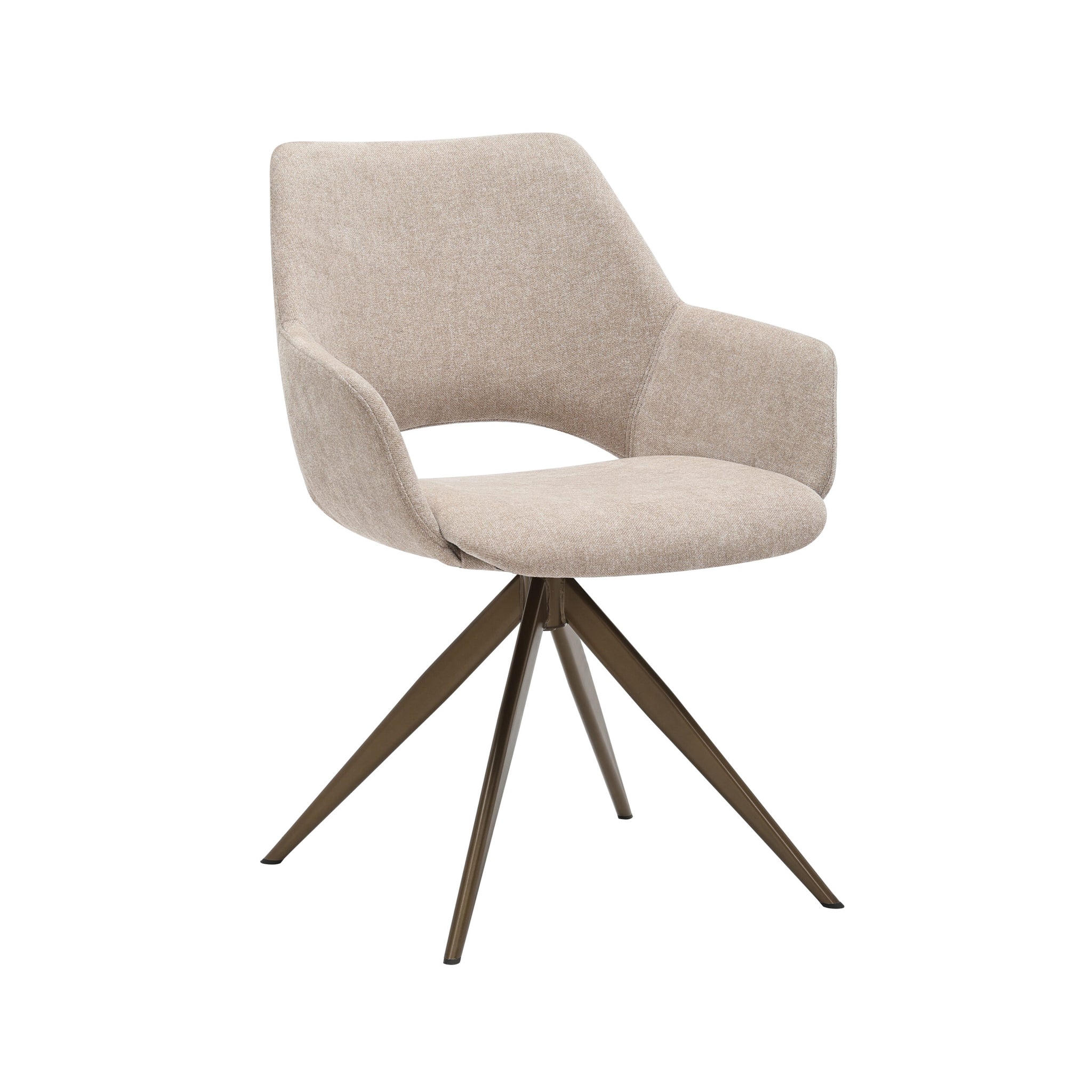 Eetkamerstoel Daisy draaibaar| Beige - STF