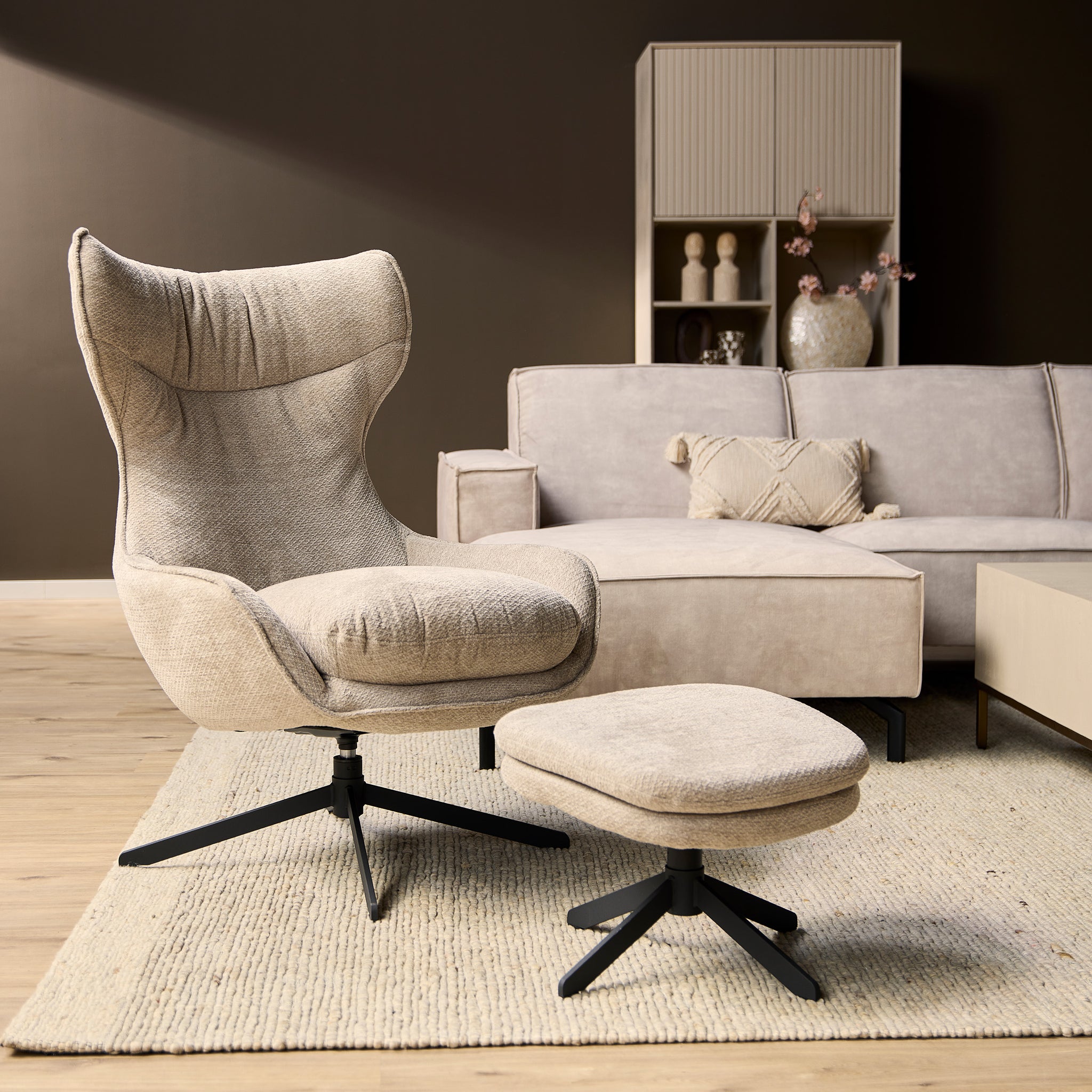 Fauteuil Olivia | taupe - STF