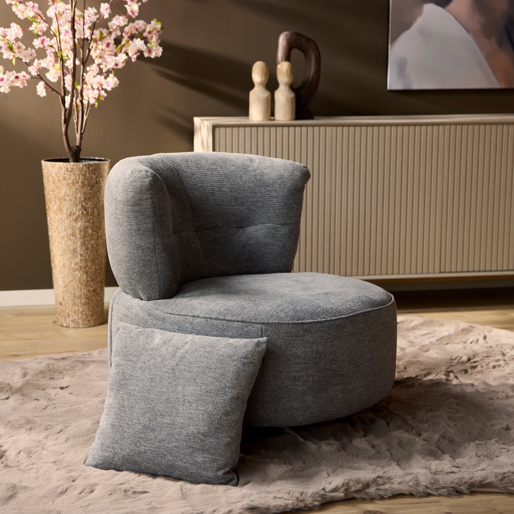 Fauteuil Fien | Gris - STF