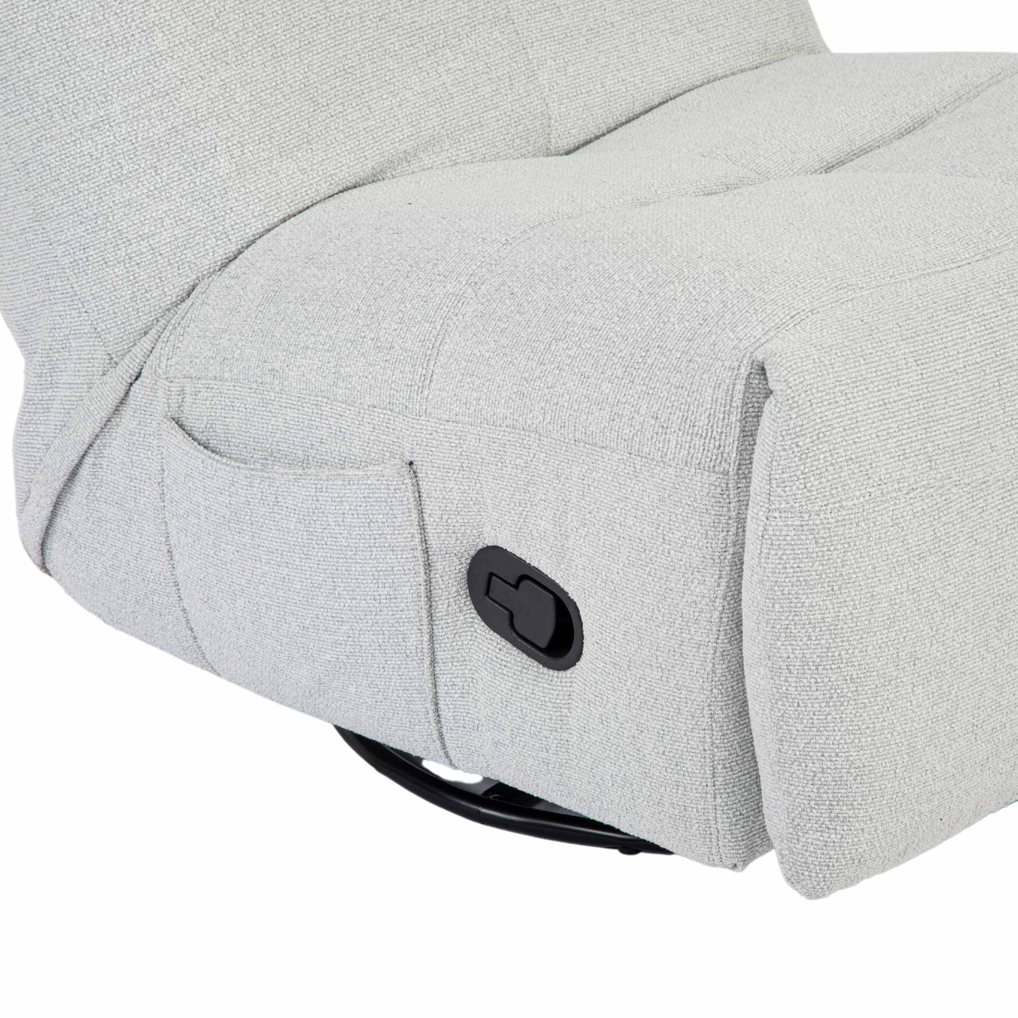 Relaxzetel Lazy | lichtgrijs - STF