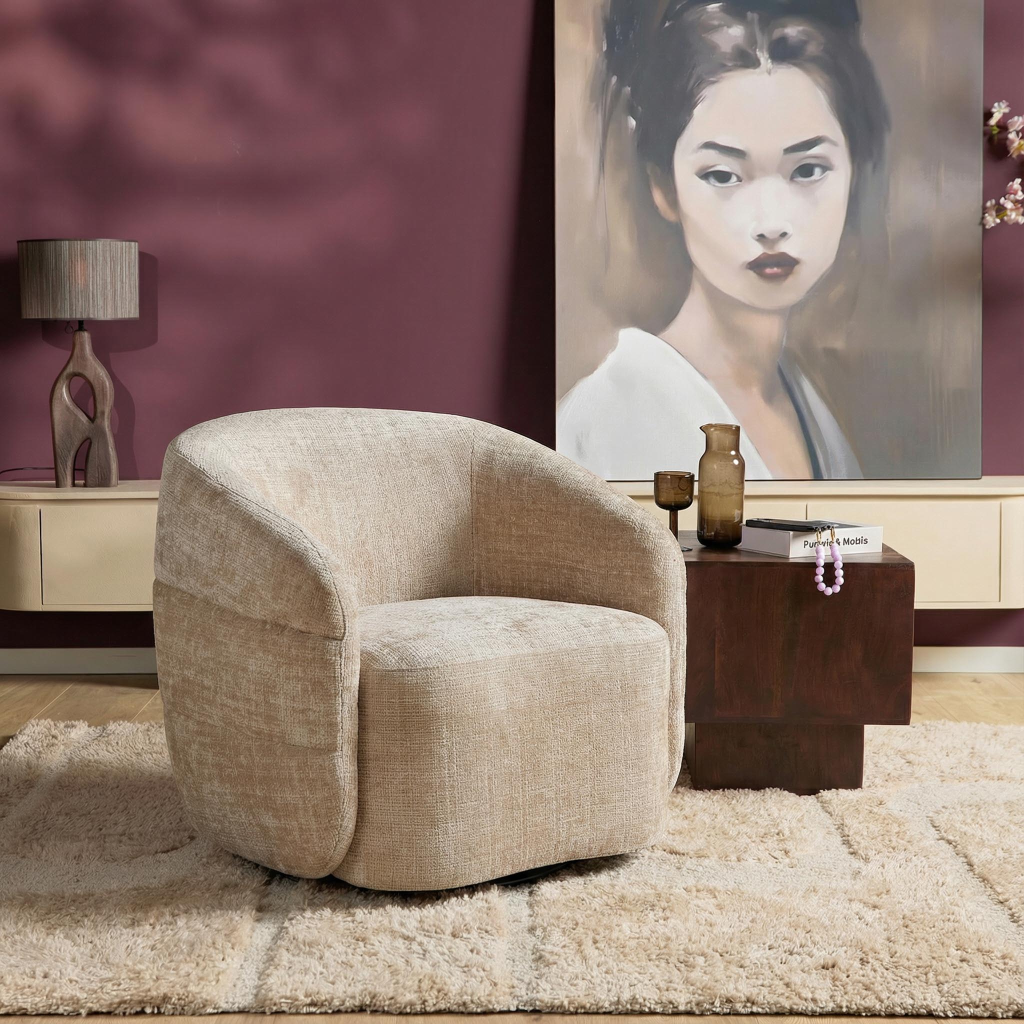 Fauteuil Yara | beige - STF