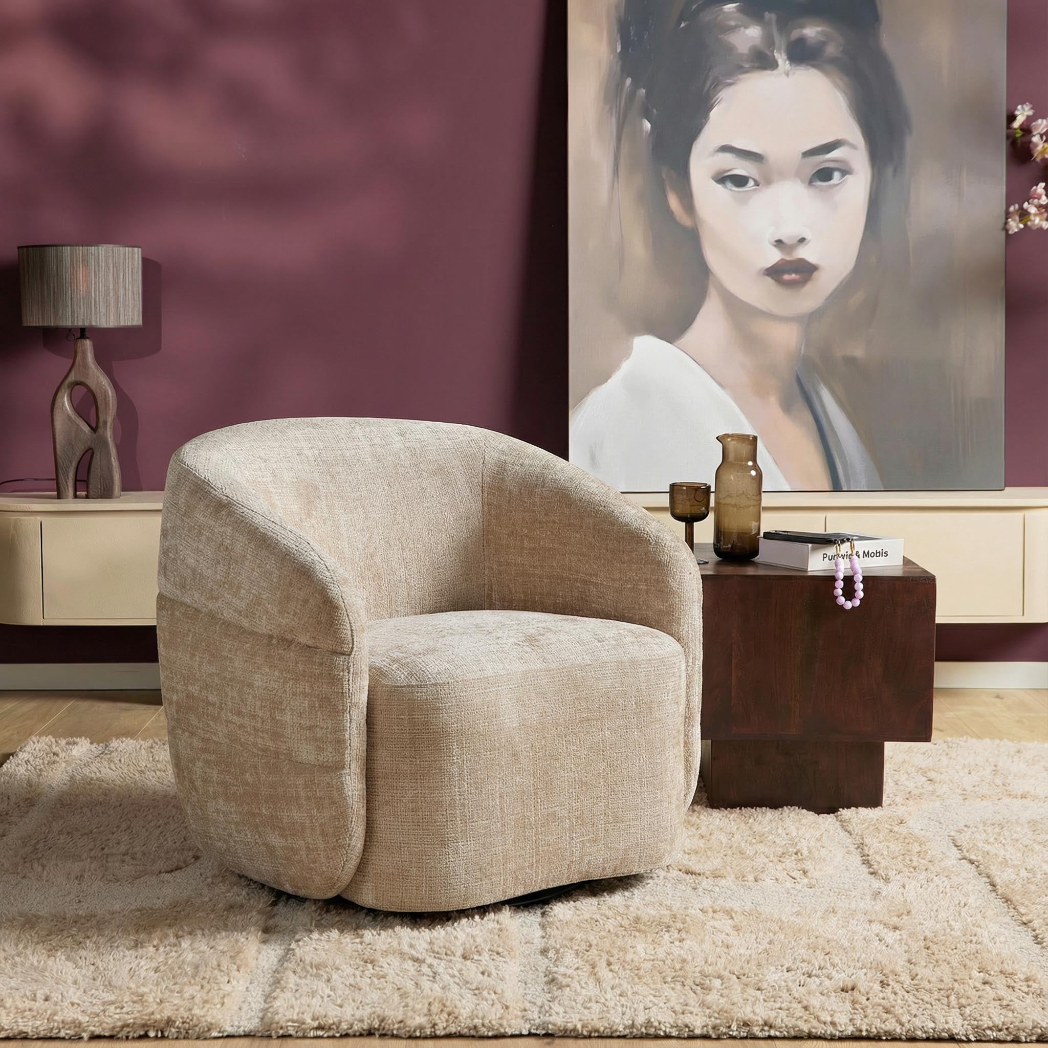 Fauteuil Yara | beige - STF