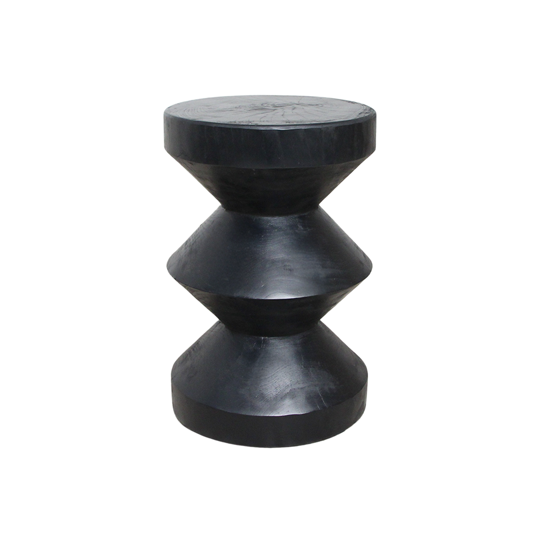 Table d’appoint Rizo teck noir - RAW