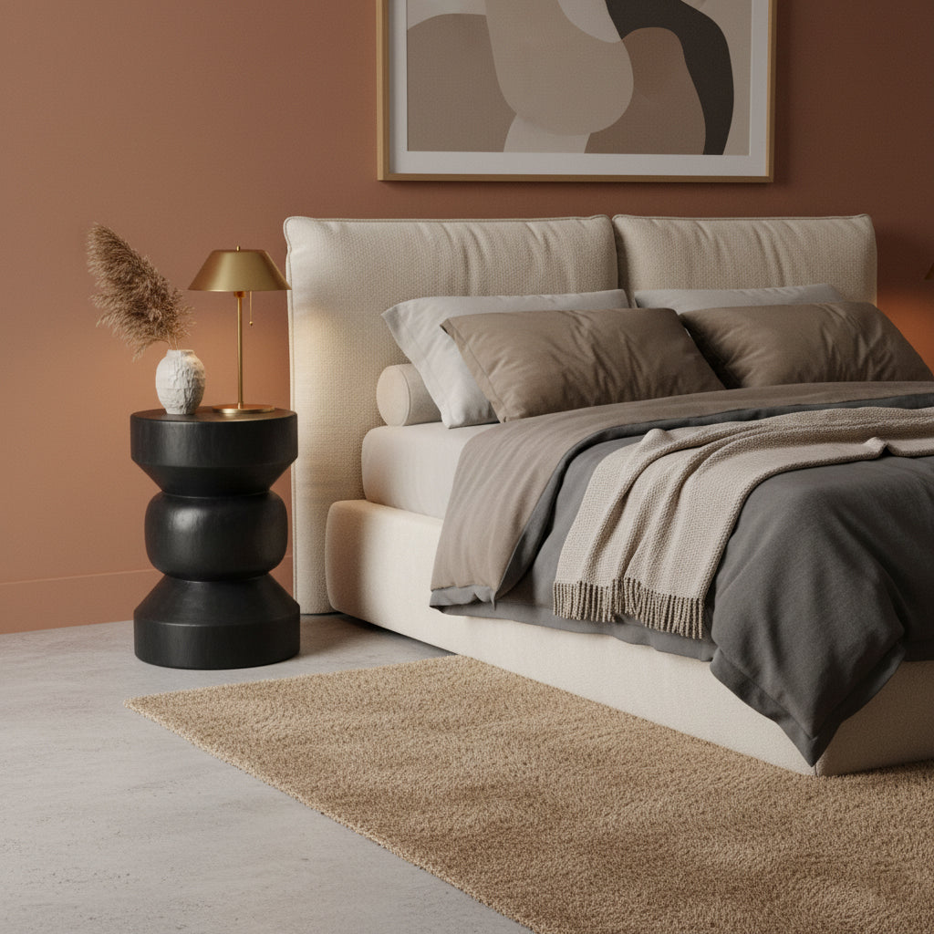 Bijzettafel Ritari teak zwart - RAW