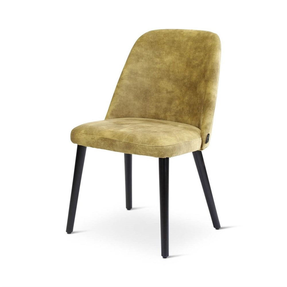 Chaise Pam, pieds en bois, sur mesure - VDC