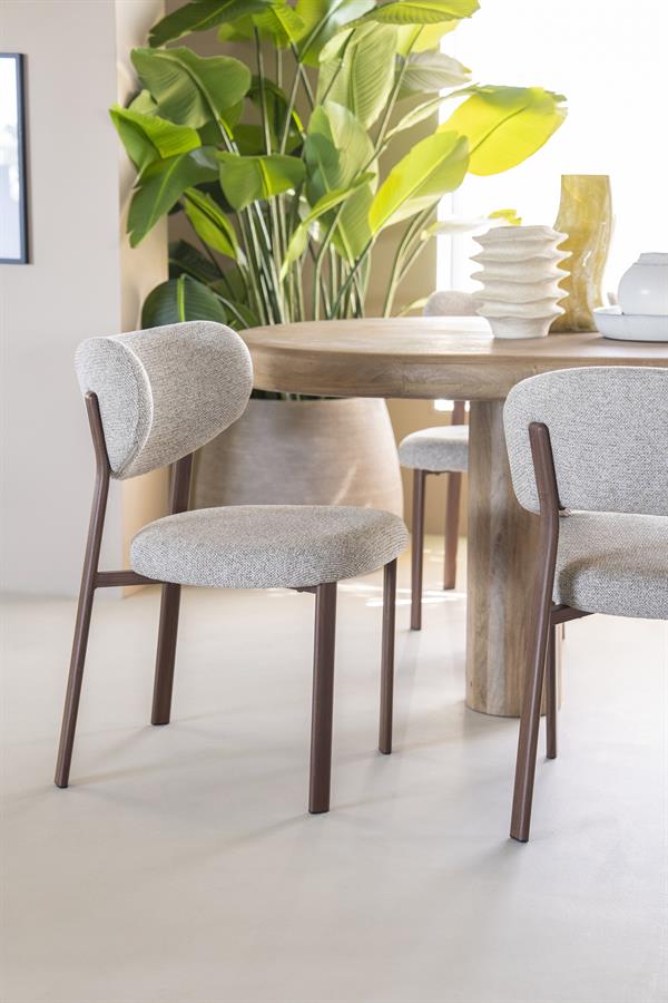 Eetkamerstoel Sedia bruin of naturel  - BYB