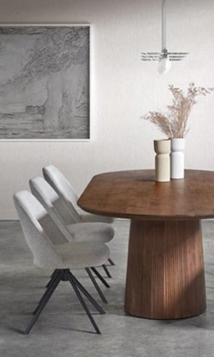 Stoel roterend Omis VDC: beige of grijs